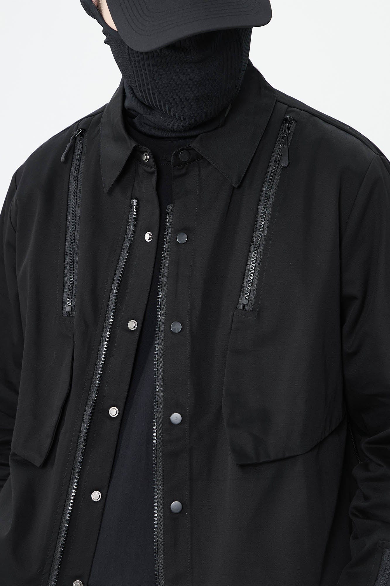 SILENSTORM Deconstructed Tactical Shirt, premium urban and streetwear designers apparel on PROJECTISR.com, SILENSTORM
