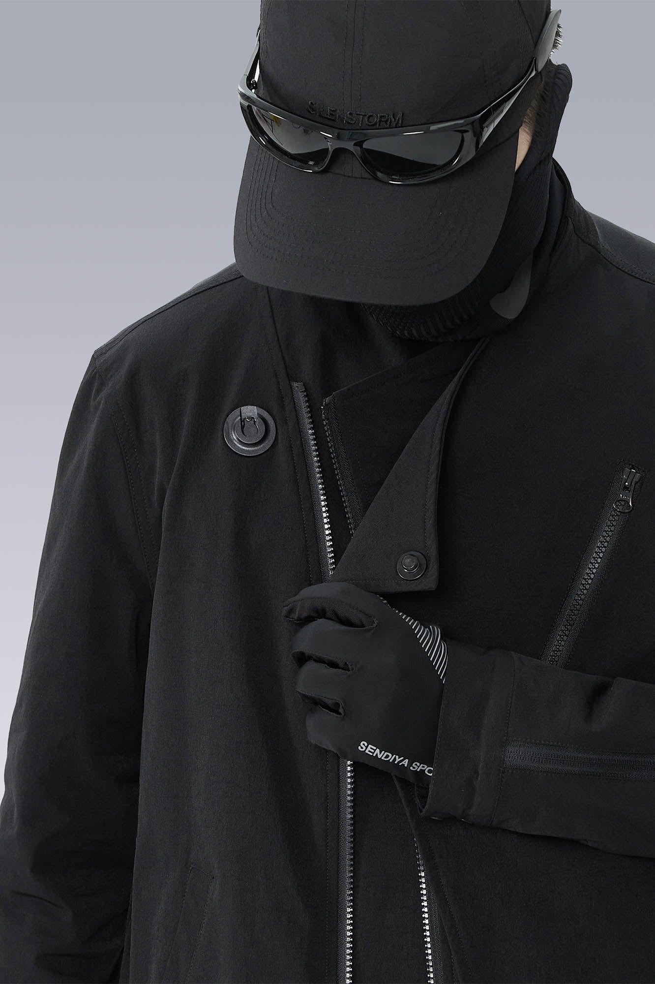 SILENSTORM Asymmetrical Double-Lapel Zipper Blazer Jacket, premium urban and streetwear designers apparel on PROJECTISR.com, SILENSTORM