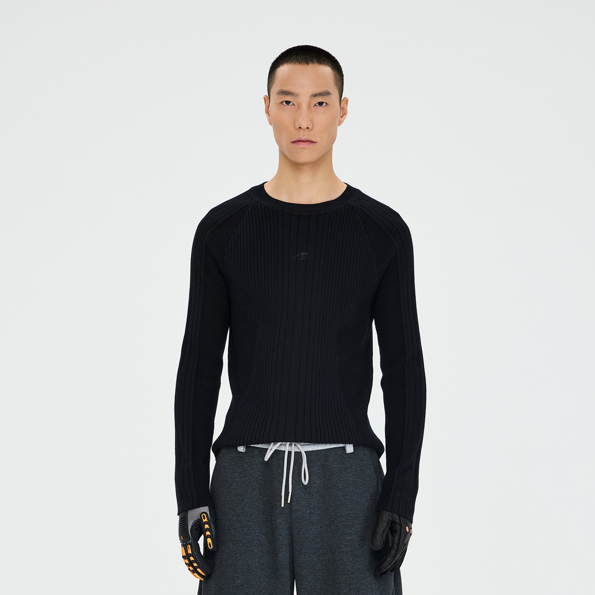 CATSSTAC Essential Slim Rib Wool-Blend Sweater, premium urban and streetwear designers apparel on PROJECTISR.com, CATSSTAC