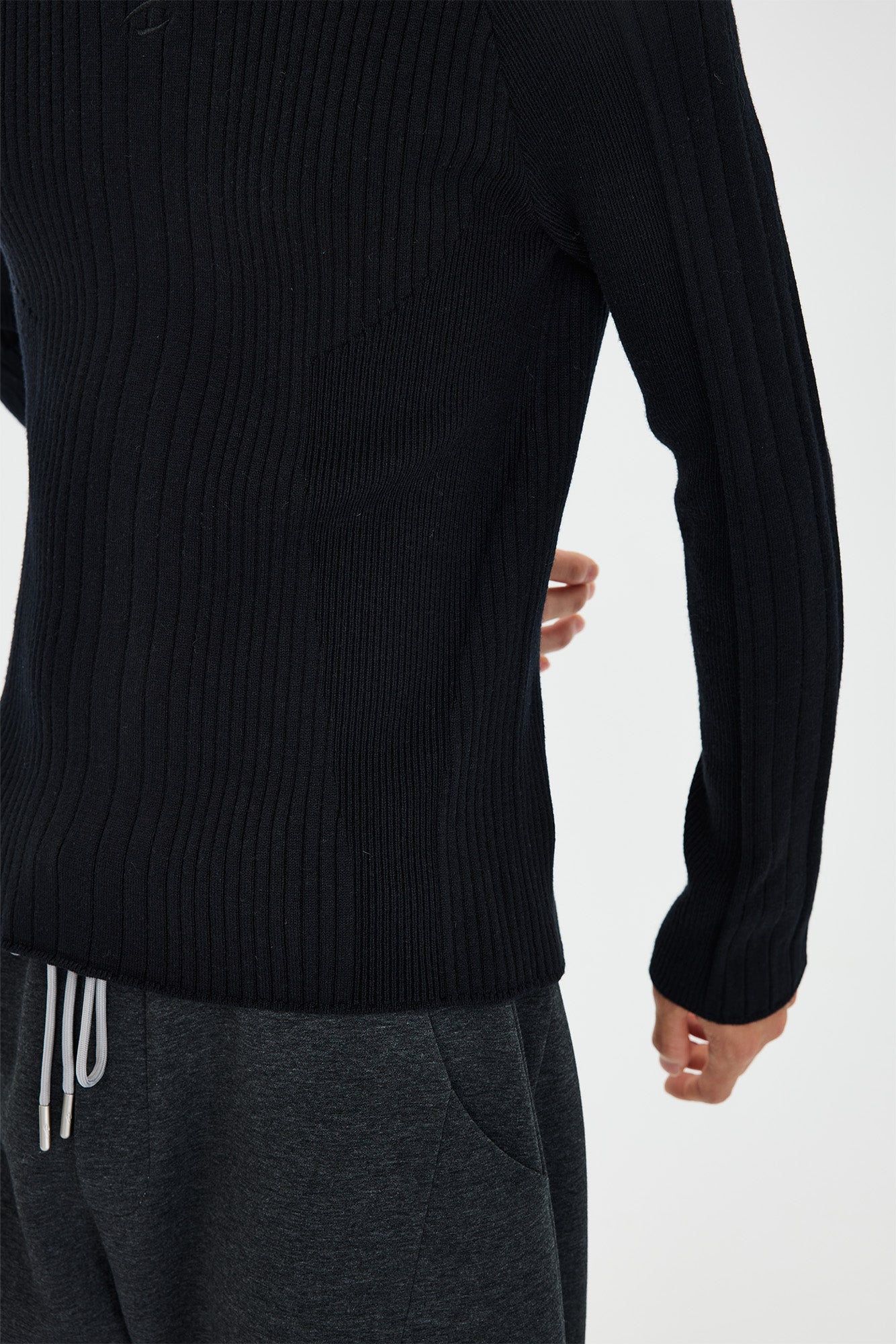 CATSSTAC Essential Slim Rib Wool-Blend Sweater, premium urban and streetwear designers apparel on PROJECTISR.com, CATSSTAC