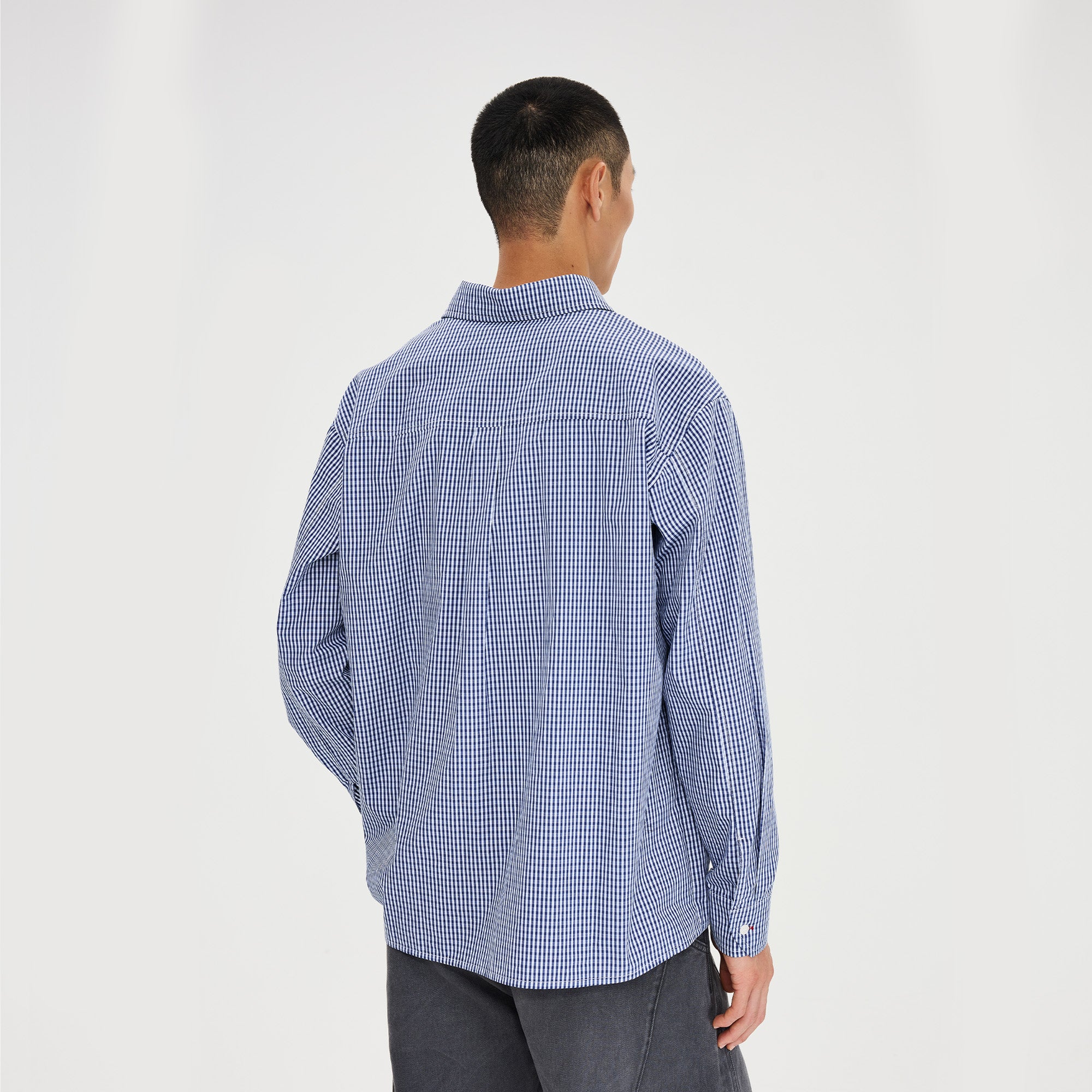 CATSSTAC Essential Gingham Embroidered Shirt, premium urban and streetwear designers apparel on PROJECTISR.com, CATSSTAC