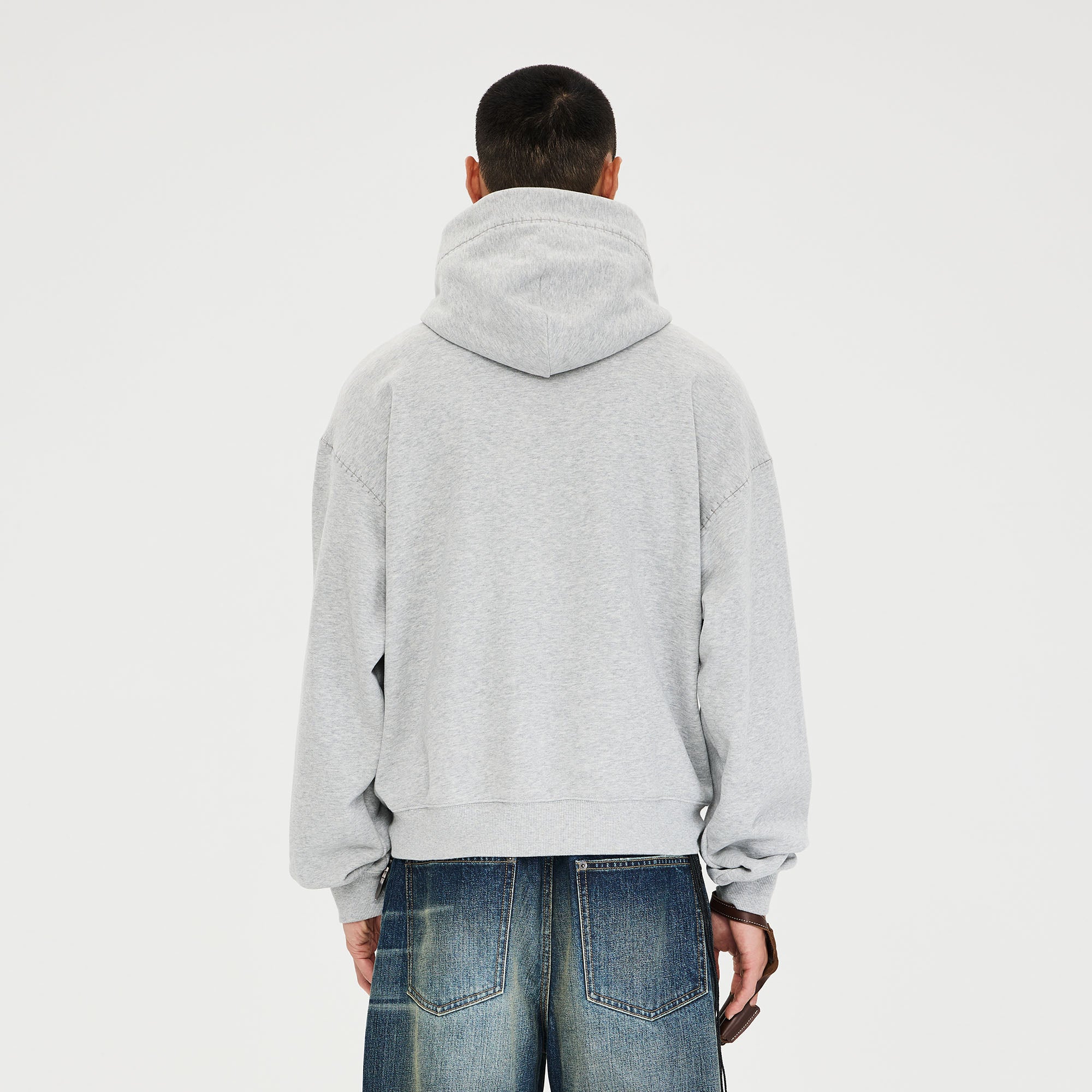 CATSSTAC Totem-Trimmed Kangaroo Pocket Hoodie, premium urban and streetwear designers apparel on PROJECTISR.com, CATSSTAC