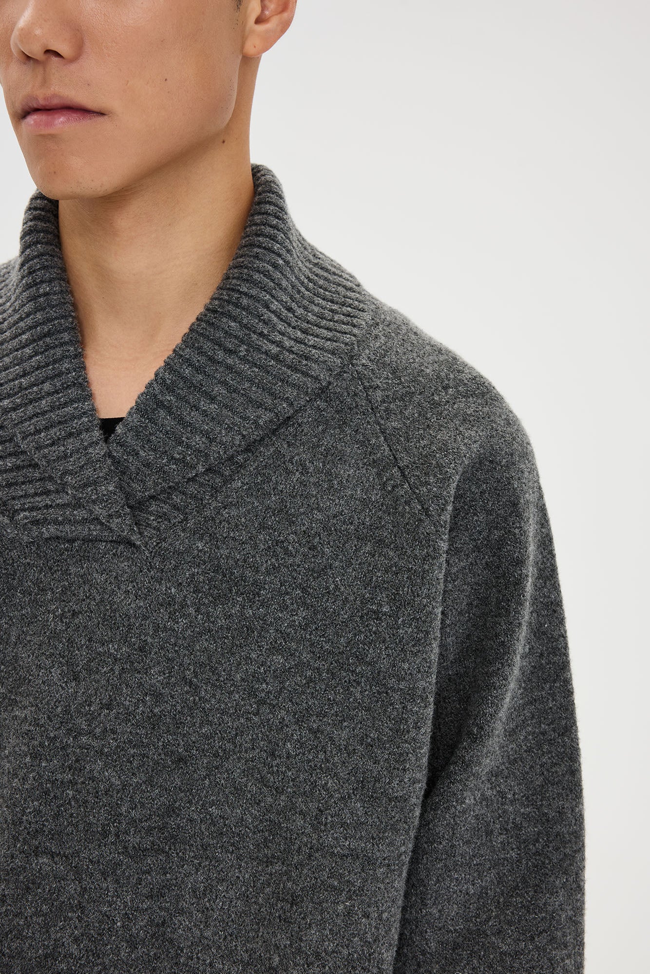 CATSSTAC Nordic Pattern Hem Shawl Collar Sweater, premium urban and streetwear designers apparel on PROJECTISR.com, CATSSTAC