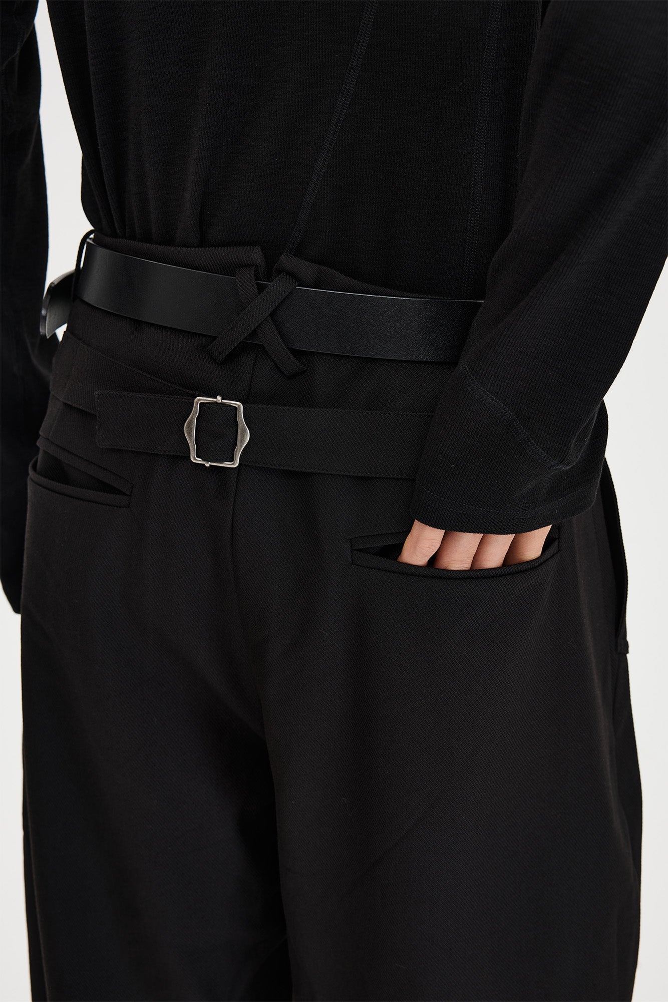 CATSSTAC Classic Pleated Wide-Leg Trousers, premium urban and streetwear designers apparel on PROJECTISR.com, CATSSTAC