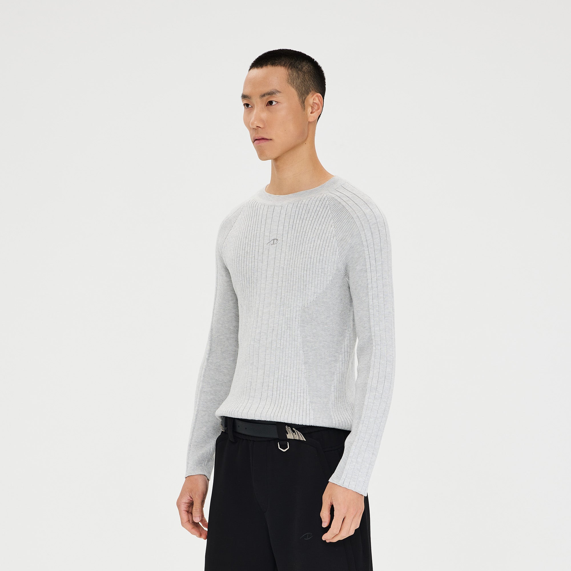 CATSSTAC Essential Slim Rib Wool-Blend Sweater, premium urban and streetwear designers apparel on PROJECTISR.com, CATSSTAC