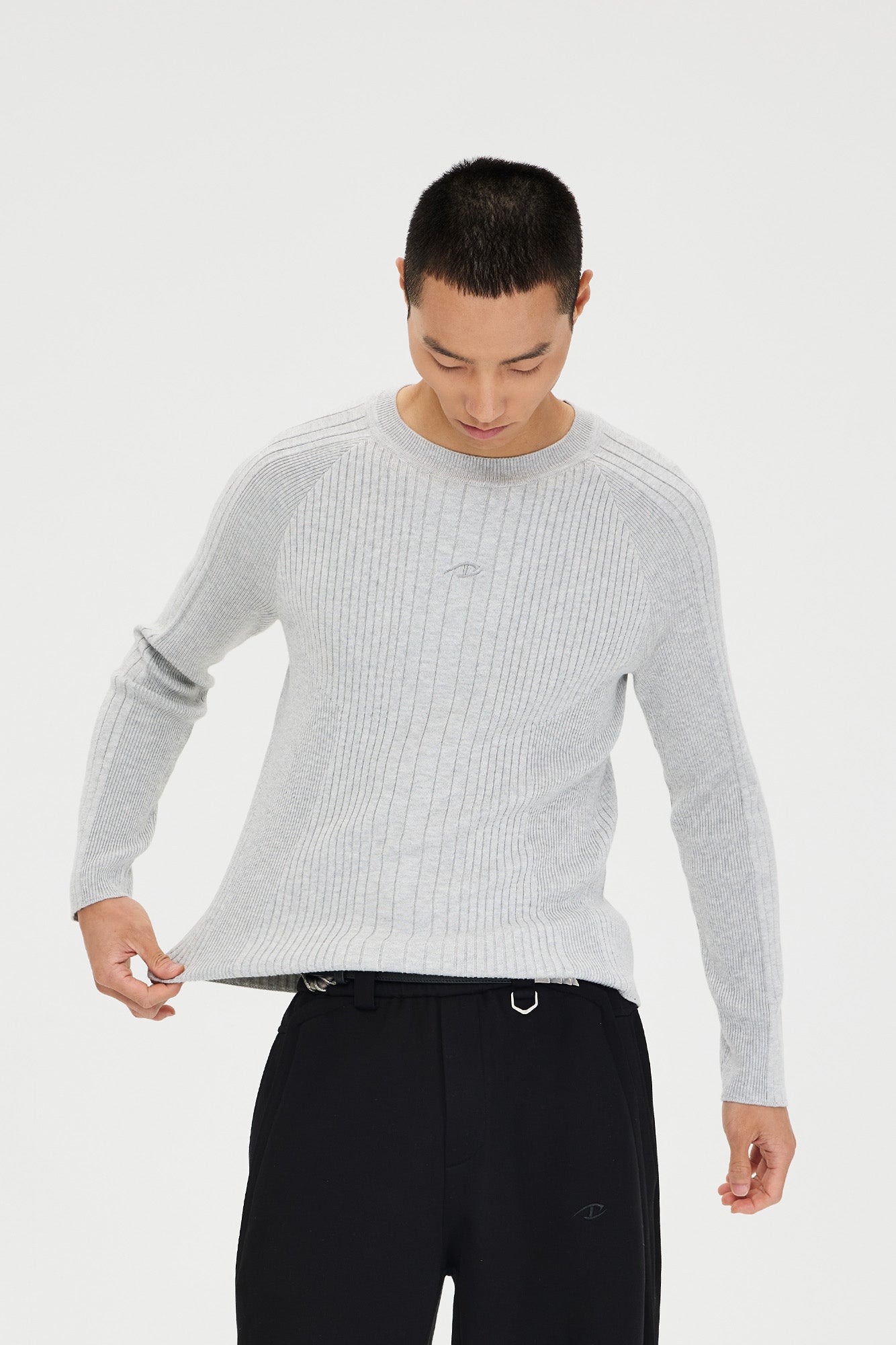 CATSSTAC Essential Slim Rib Wool-Blend Sweater, premium urban and streetwear designers apparel on PROJECTISR.com, CATSSTAC