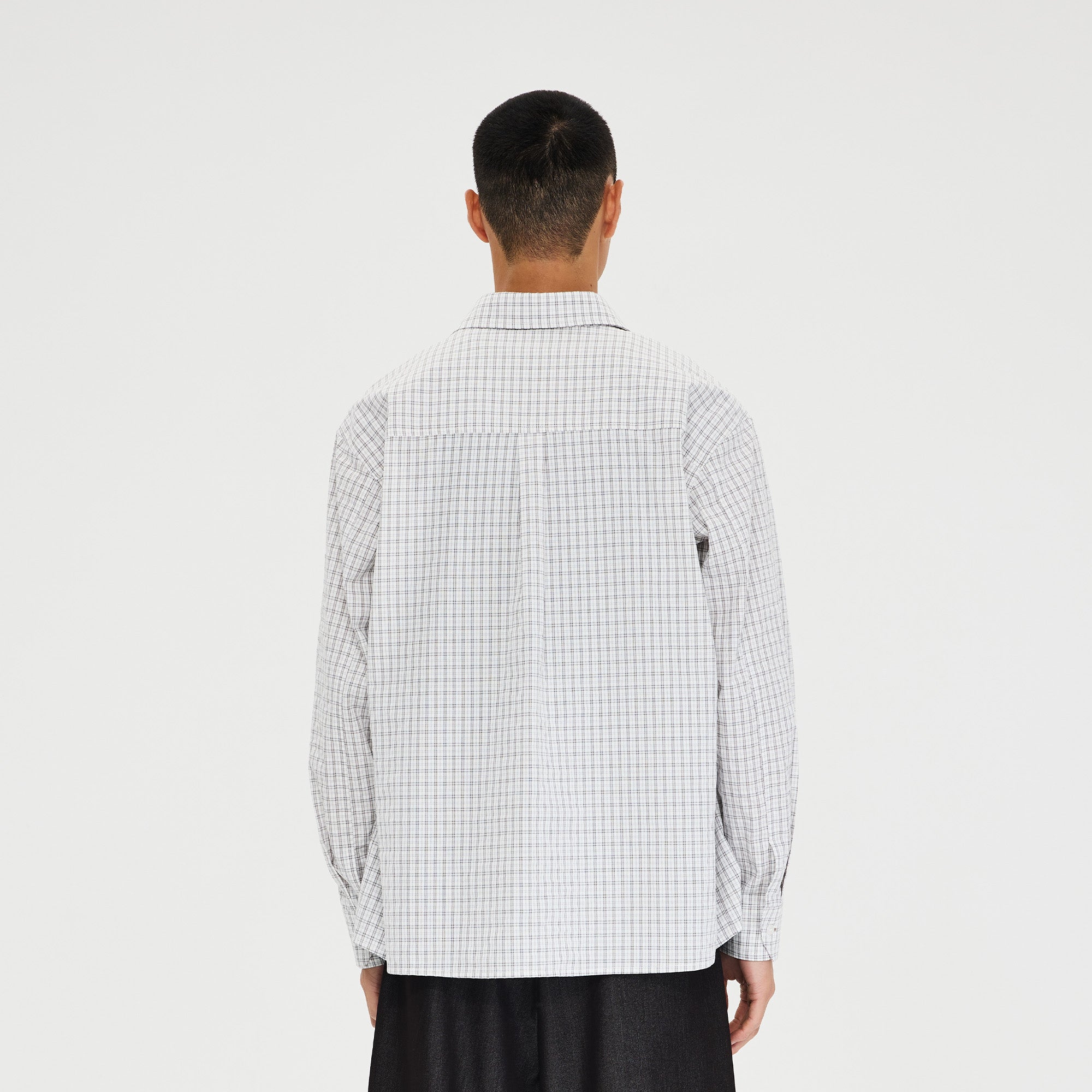 CATSSTAC Essential Gingham Embroidered Shirt, premium urban and streetwear designers apparel on PROJECTISR.com, CATSSTAC