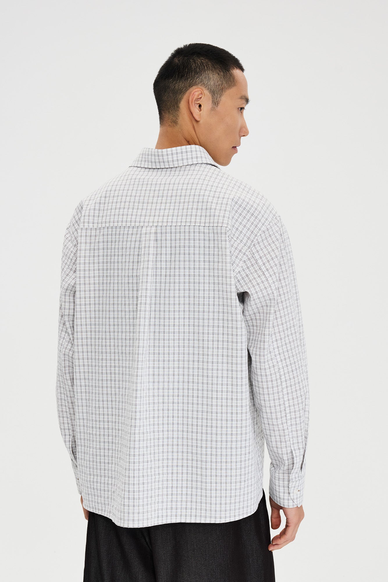 CATSSTAC Essential Gingham Embroidered Shirt, premium urban and streetwear designers apparel on PROJECTISR.com, CATSSTAC