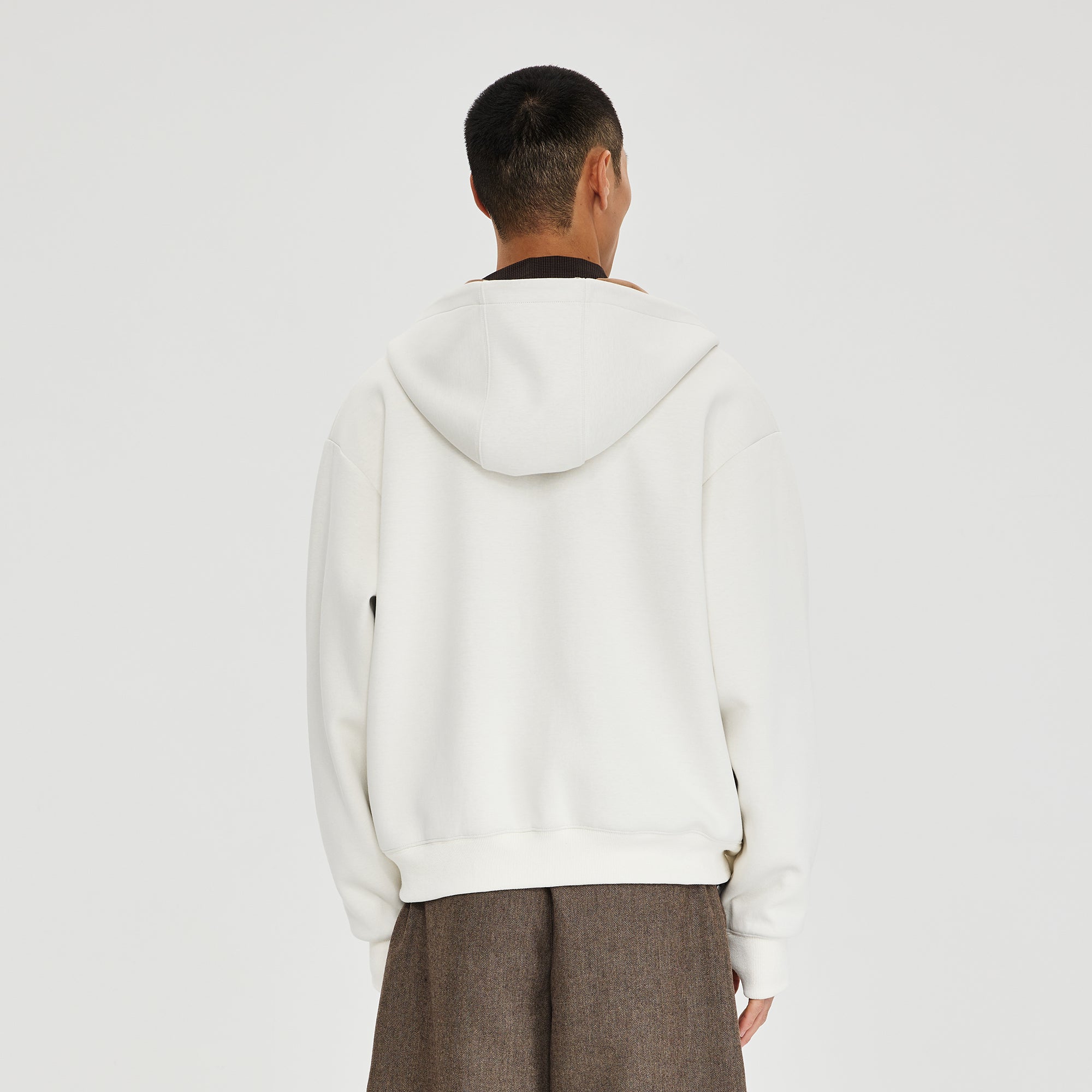 CATSSTAC Essential Embroidered LOGO Zip-Up Hoodie