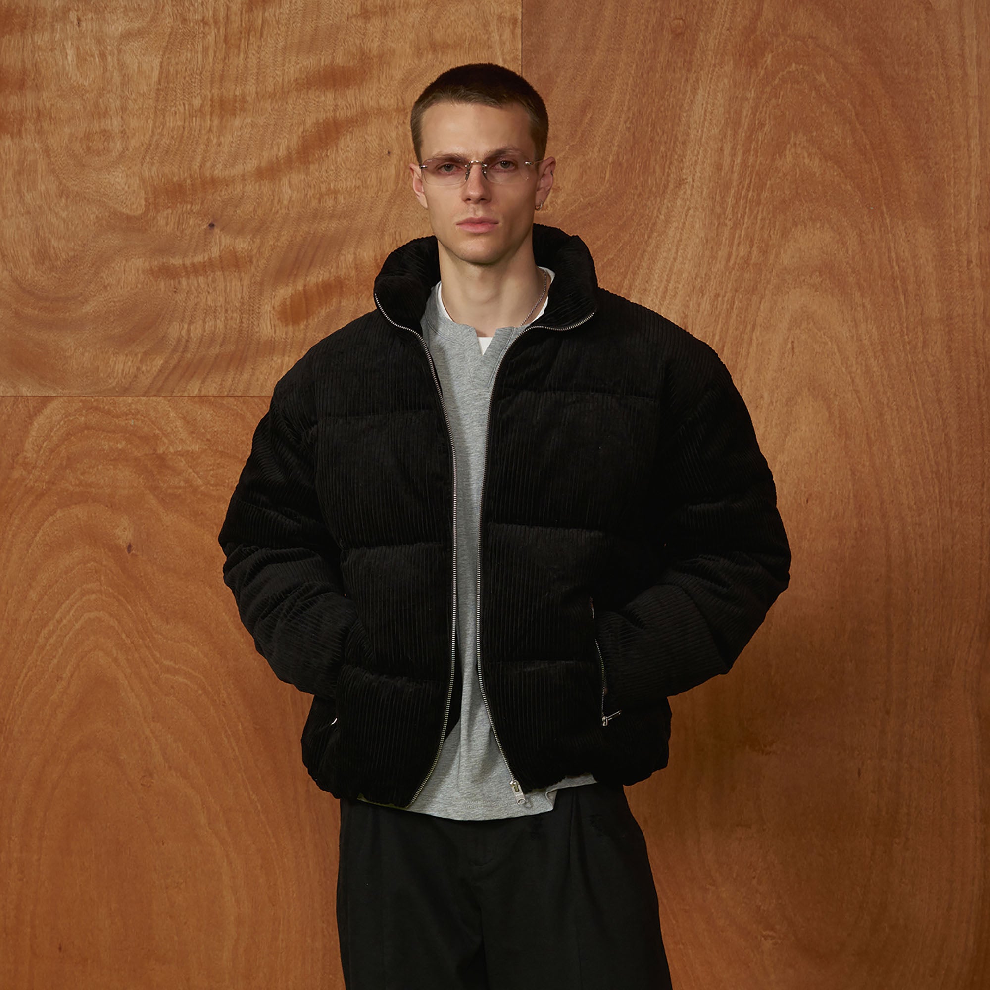 PMW Corduroy Puffer Jacket, premium urban and streetwear designers apparel on PROJECTISR.com, PMW