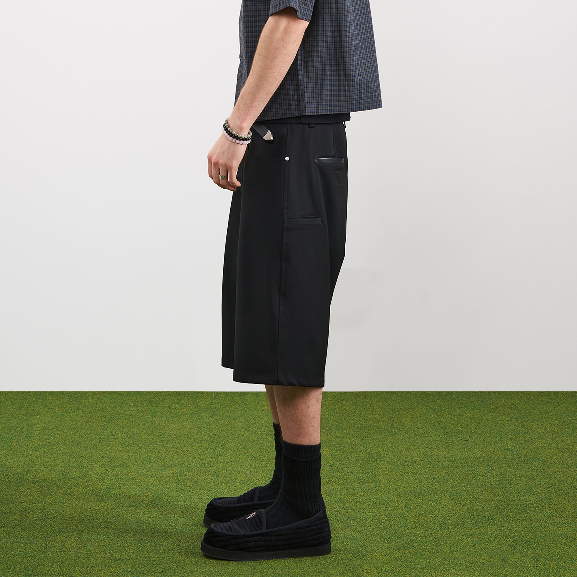 PMW Minimal Suit Shorts, premium urban and streetwear designers apparel on PROJECTISR.com, PMW
