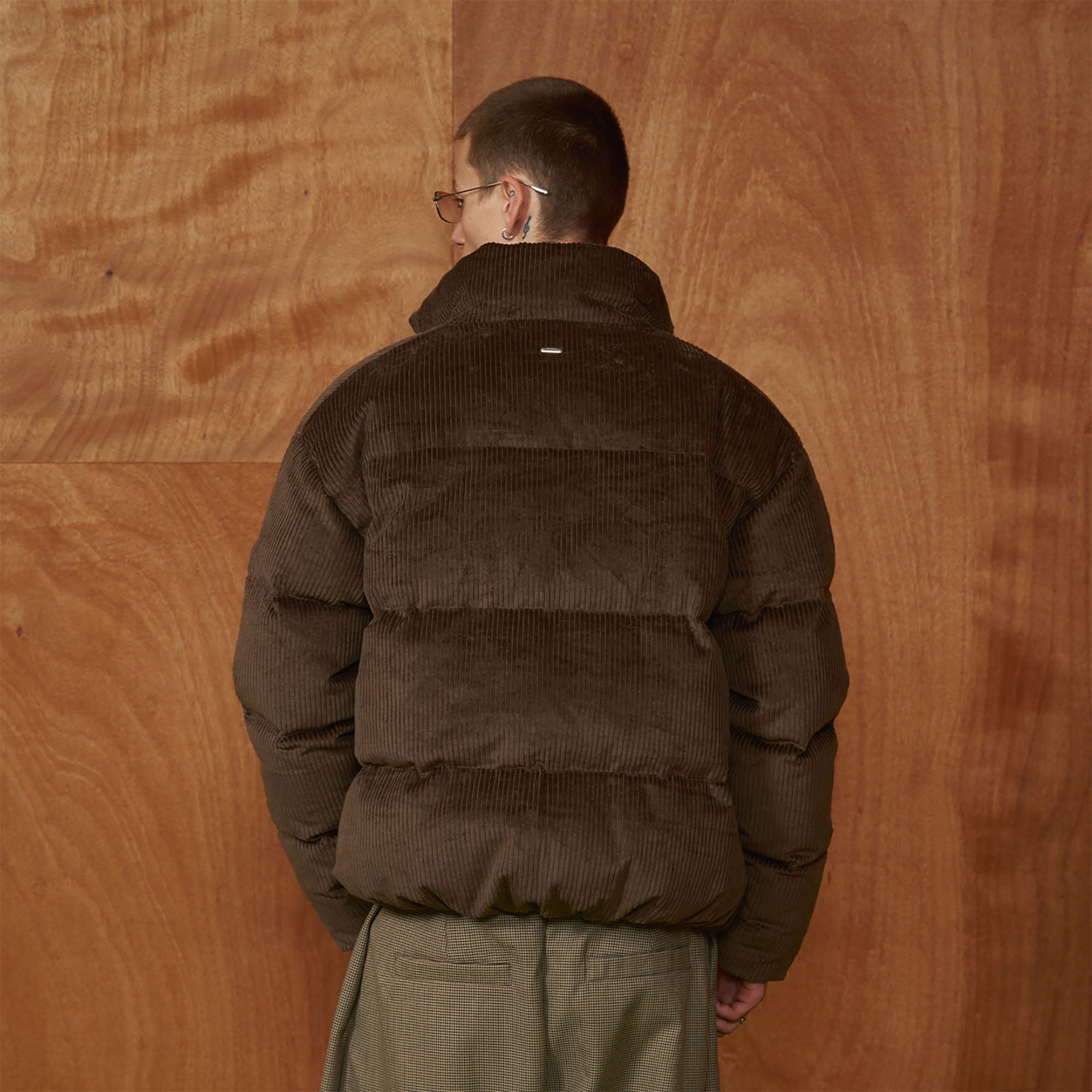 PMW Corduroy Puffer Jacket, premium urban and streetwear designers apparel on PROJECTISR.com, PMW