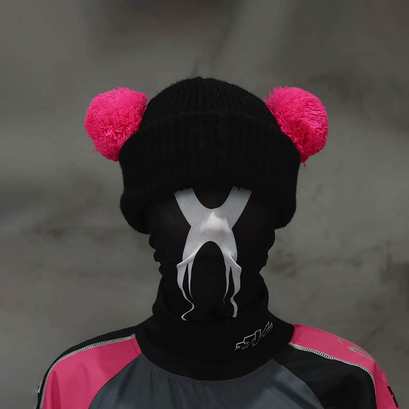RTVG Double Pom-Pom Face Mask, premium urban and streetwear designers apparel on PROJECTISR.com, RTVG