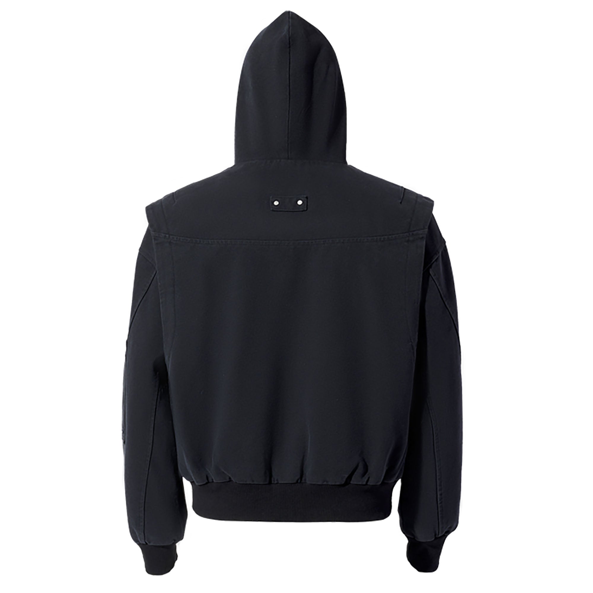 CATSSTAC Deconstructed Paneled Washed Hooded Jacket, premium urban and streetwear designers apparel on PROJECTISR.com, CATSSTAC