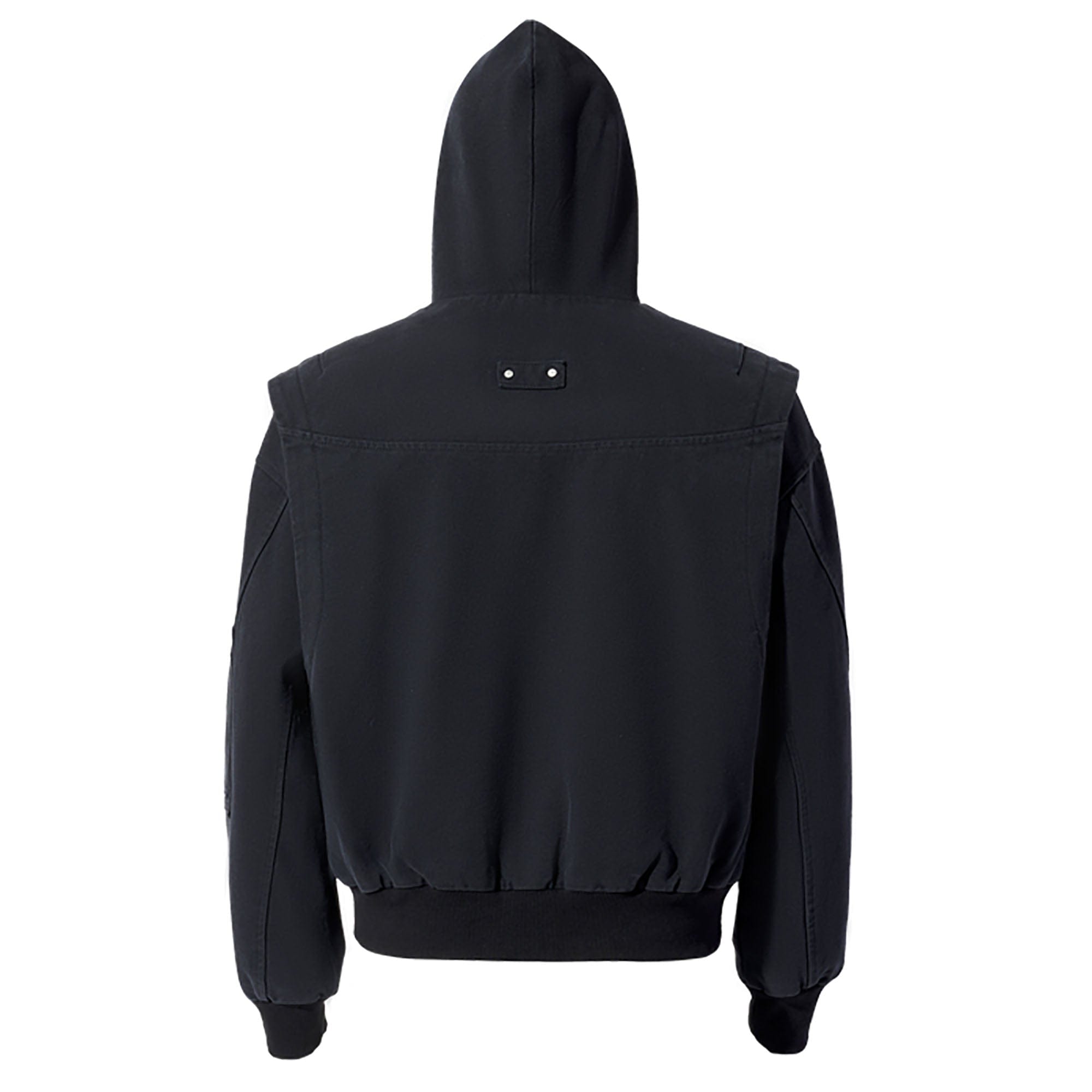 CATSSTAC Deconstructed Paneled Washed Hooded Jacket, premium urban and streetwear designers apparel on PROJECTISR.com, CATSSTAC