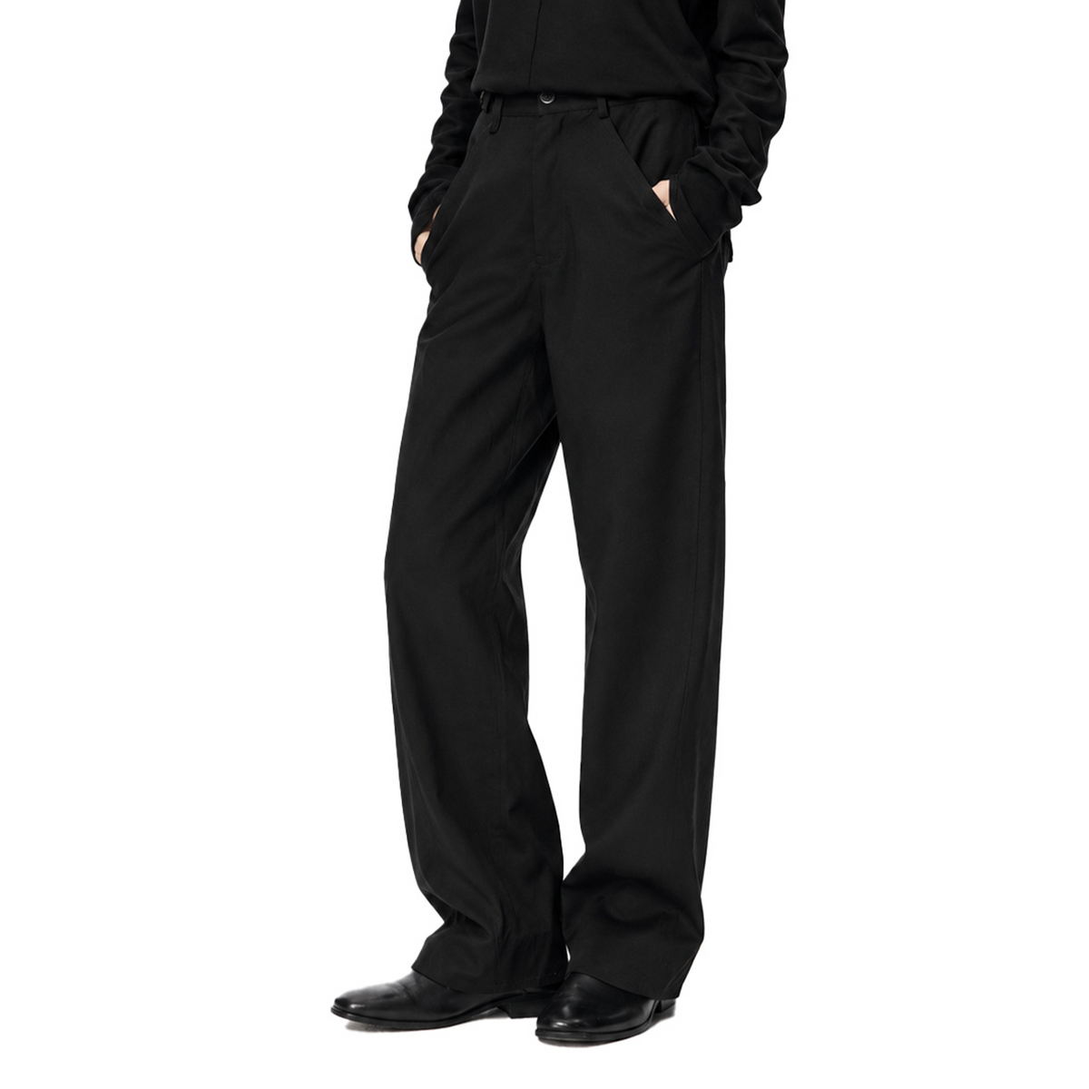 KREATE Spiral-Cut Straight-Leg Trousers