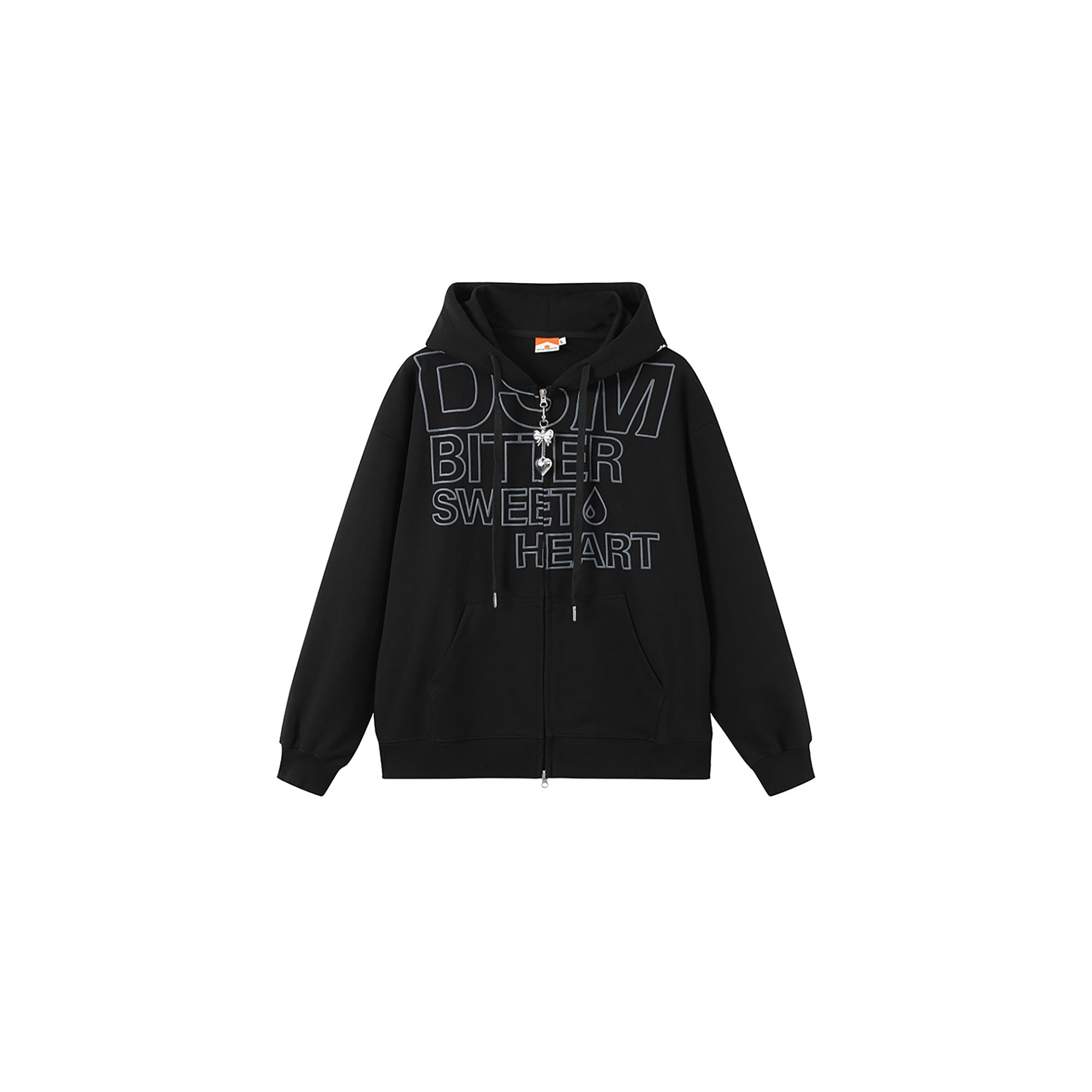 DONSMOKE Hairclip Graphic Double-Zip Hooded Jacket, premium urban and streetwear designers apparel on PROJECTISR.com, DONSMOKE