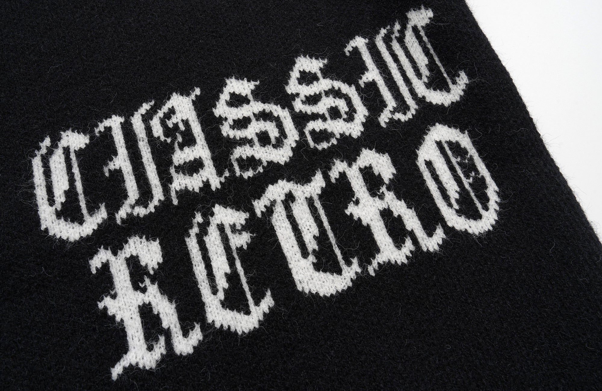 CLP Embroidered Patch Jacquard Cardigan