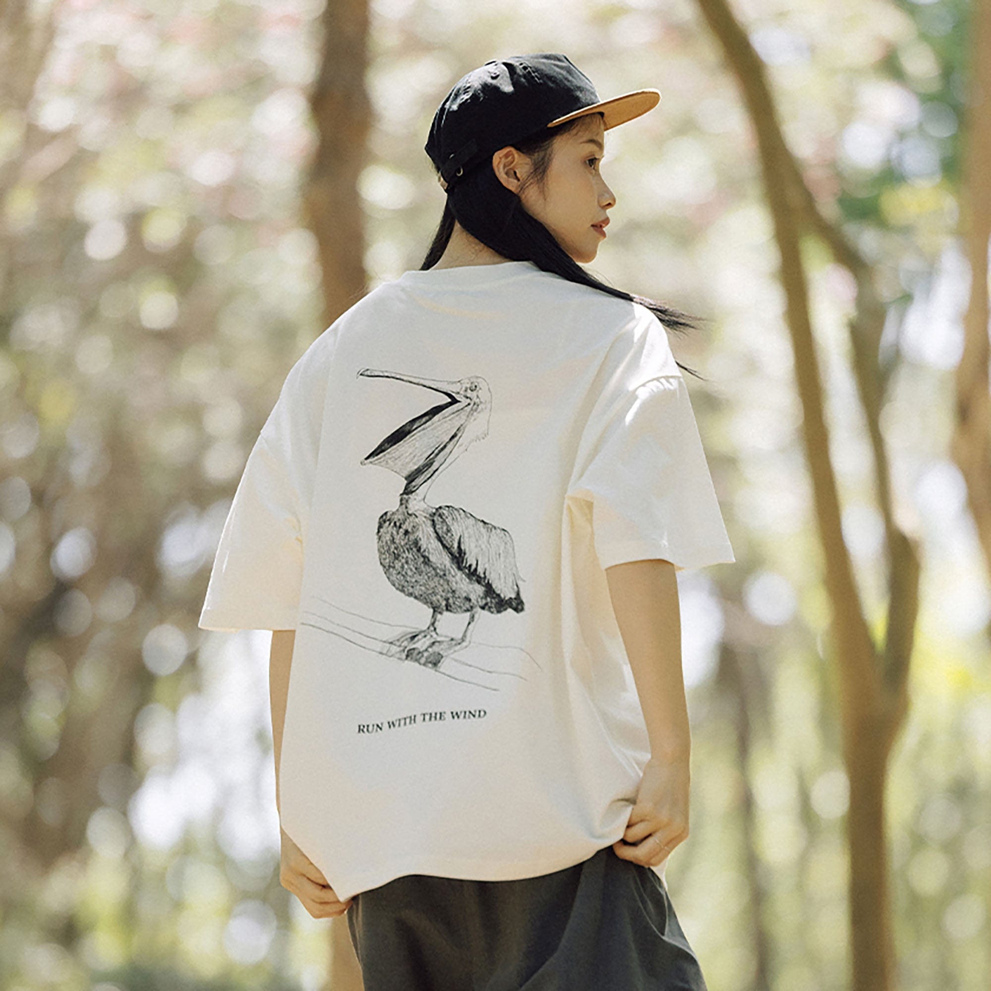 BANANA CLUB Wild Animal Graphic Sorona Oversized T-Shirt