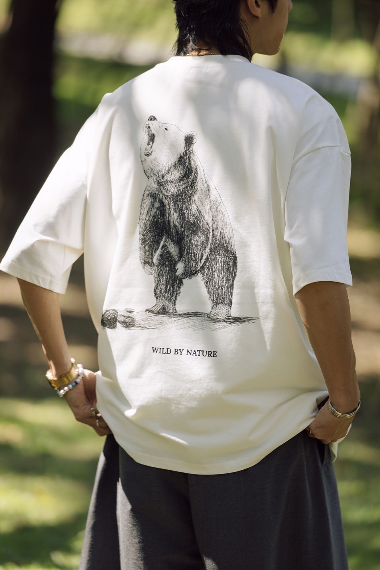 BANANA CLUB Wild Animal Graphic Sorona Oversized T-Shirt
