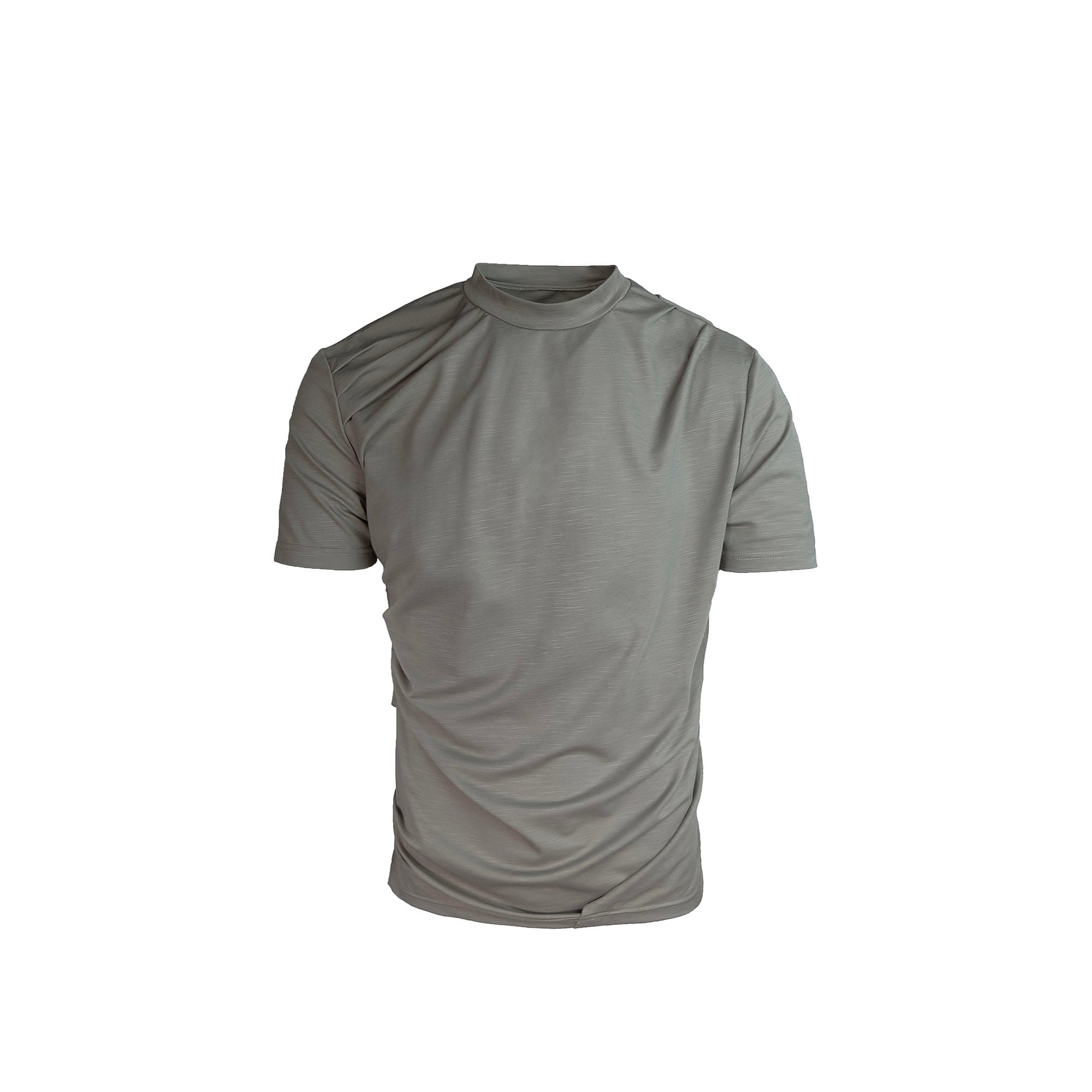 SSIN7 Essential Drape Texture Mock T-Shirt, premium urban and streetwear designers apparel on PROJECTISR.com, SSIN7