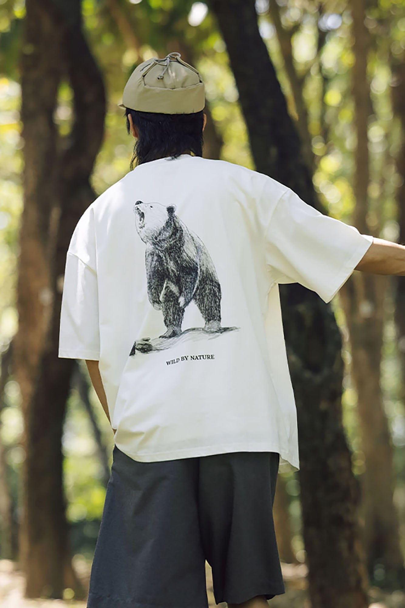 BANANA CLUB Wild Animal Graphic Sorona Oversized T-Shirt