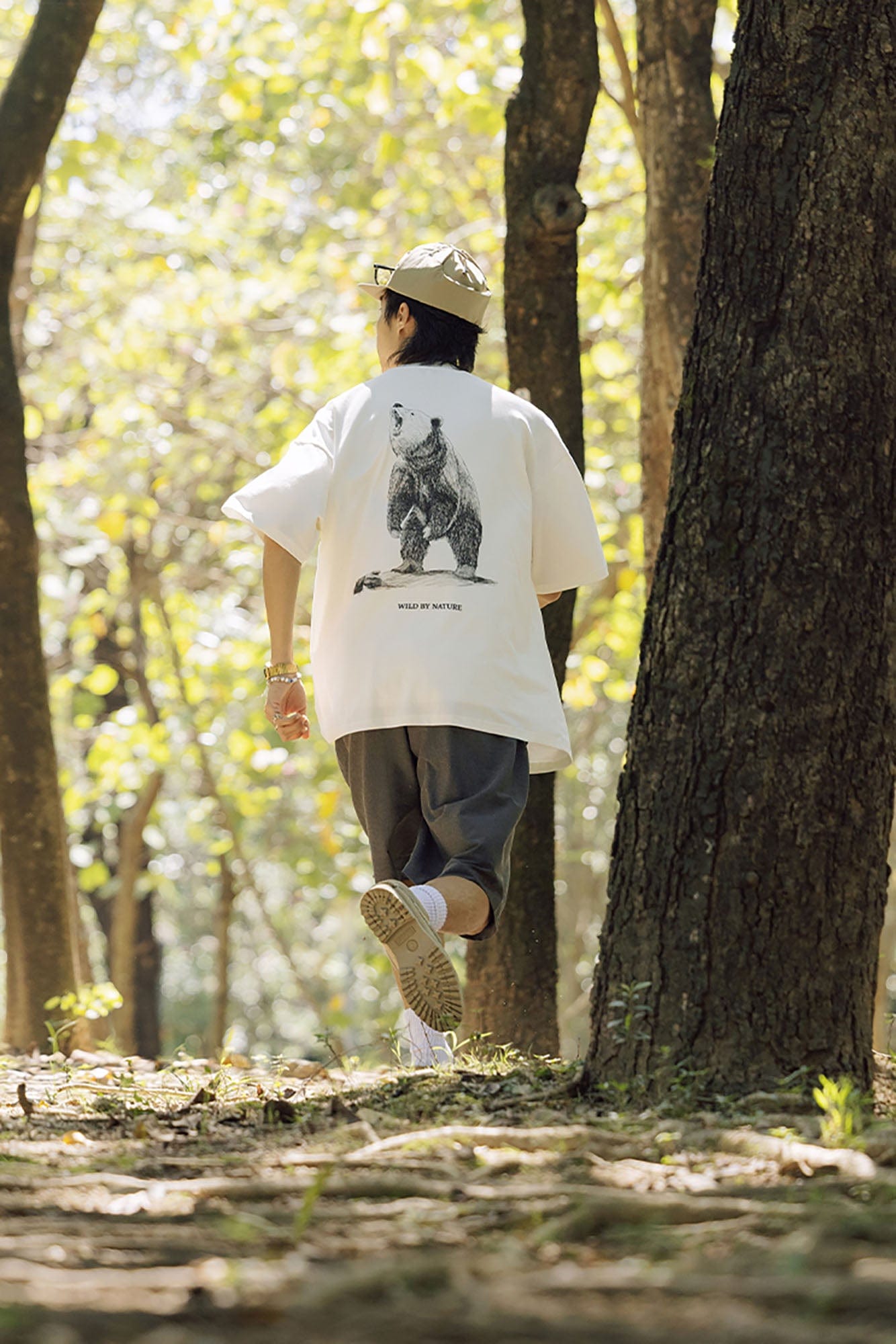 BANANA CLUB Wild Animal Graphic Sorona Oversized T-Shirt