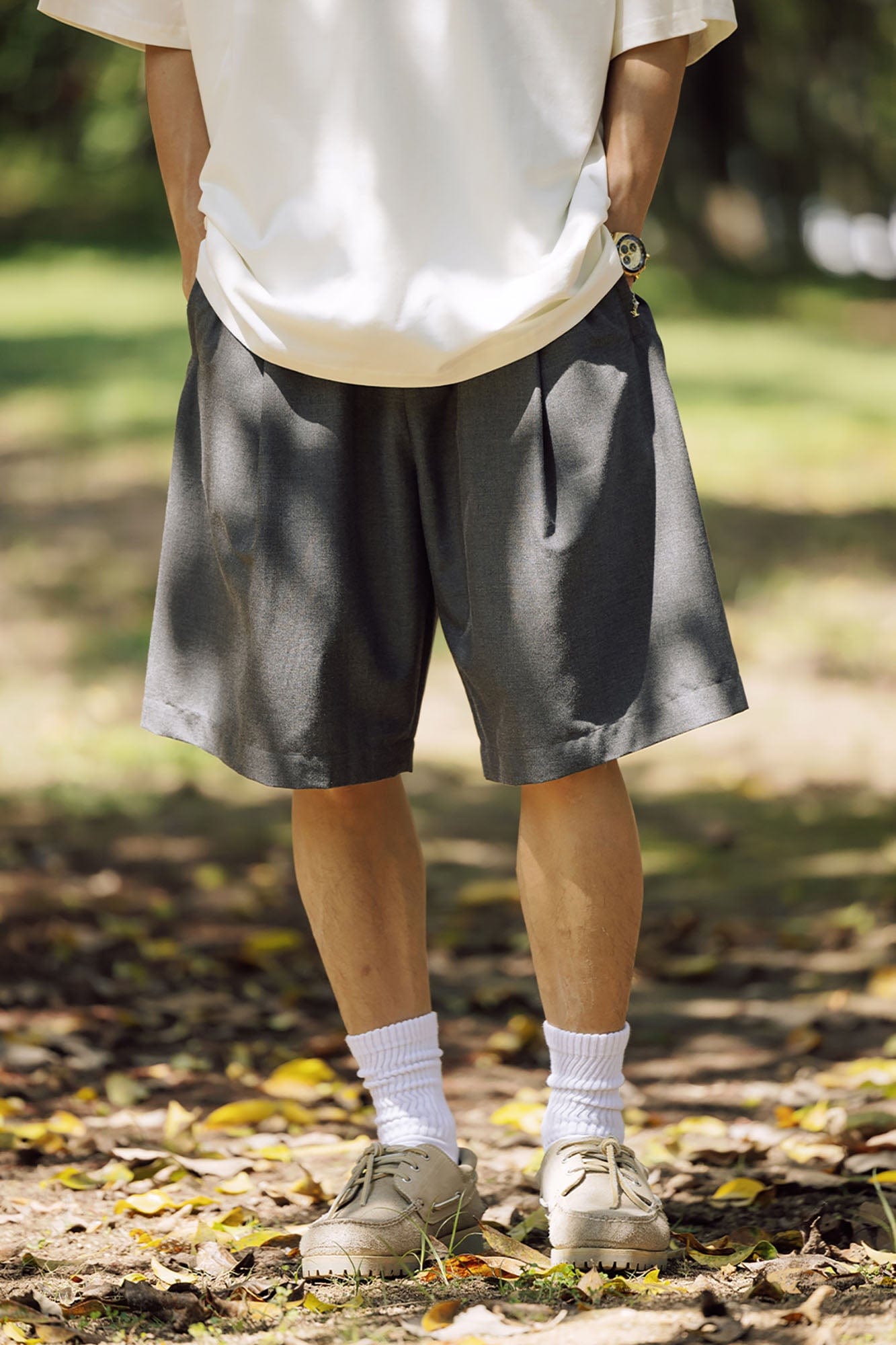 BANANA CLUB Pleated Quick-Dry Shorts