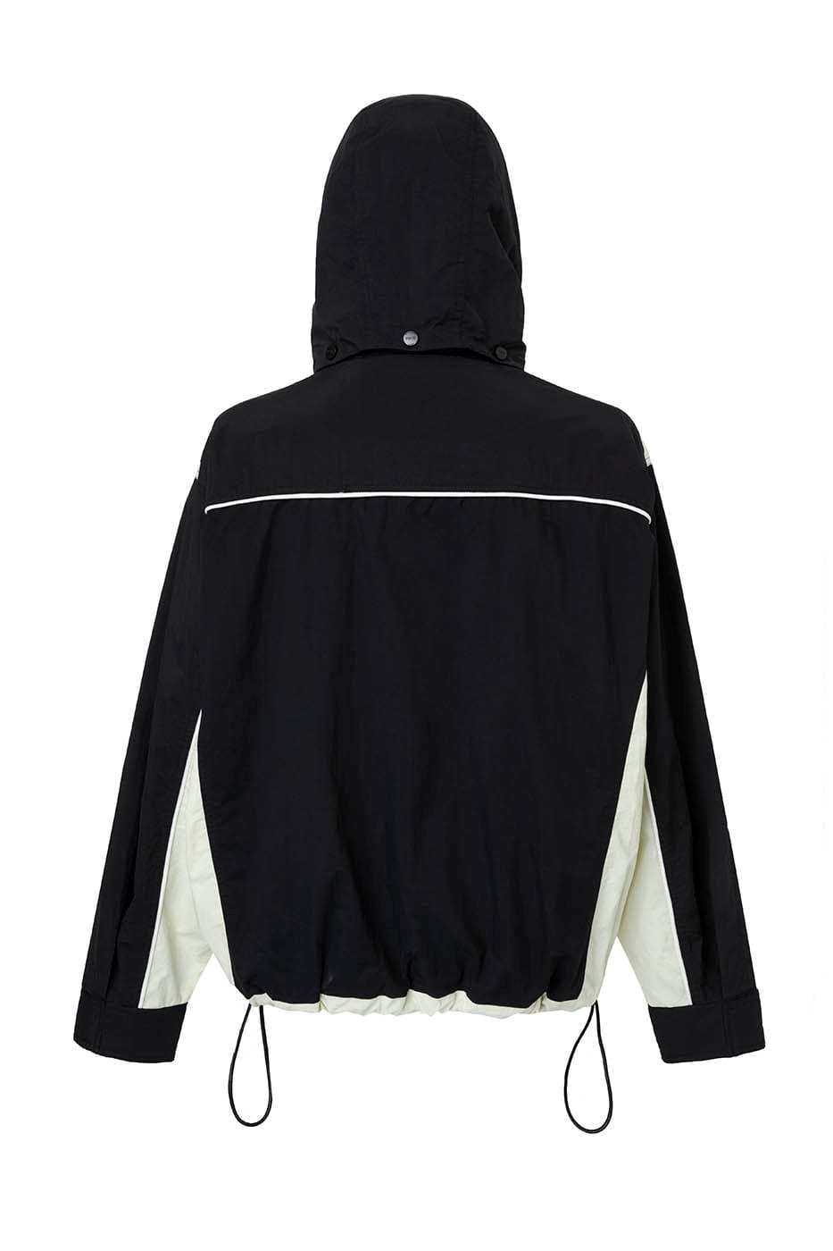 F2CE Deconstructed Detachable-Hood Color-Block Windbreaker, premium urban and streetwear designers apparel on PROJECTISR.com, F2CE