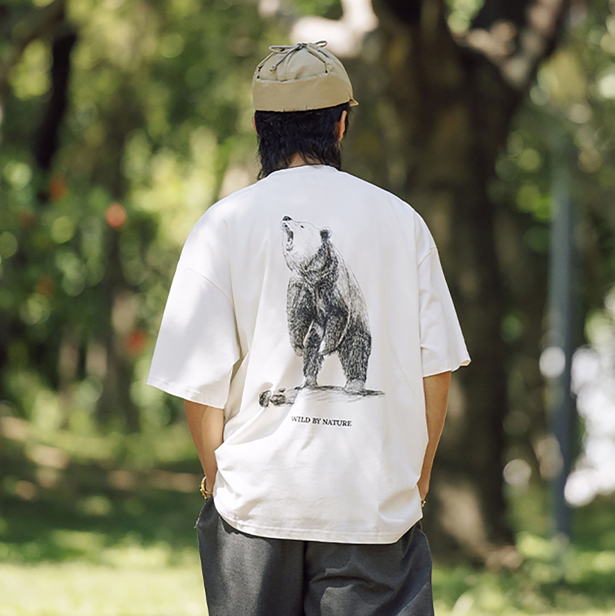BANANA CLUB Wild Animal Graphic Sorona Oversized T-Shirt