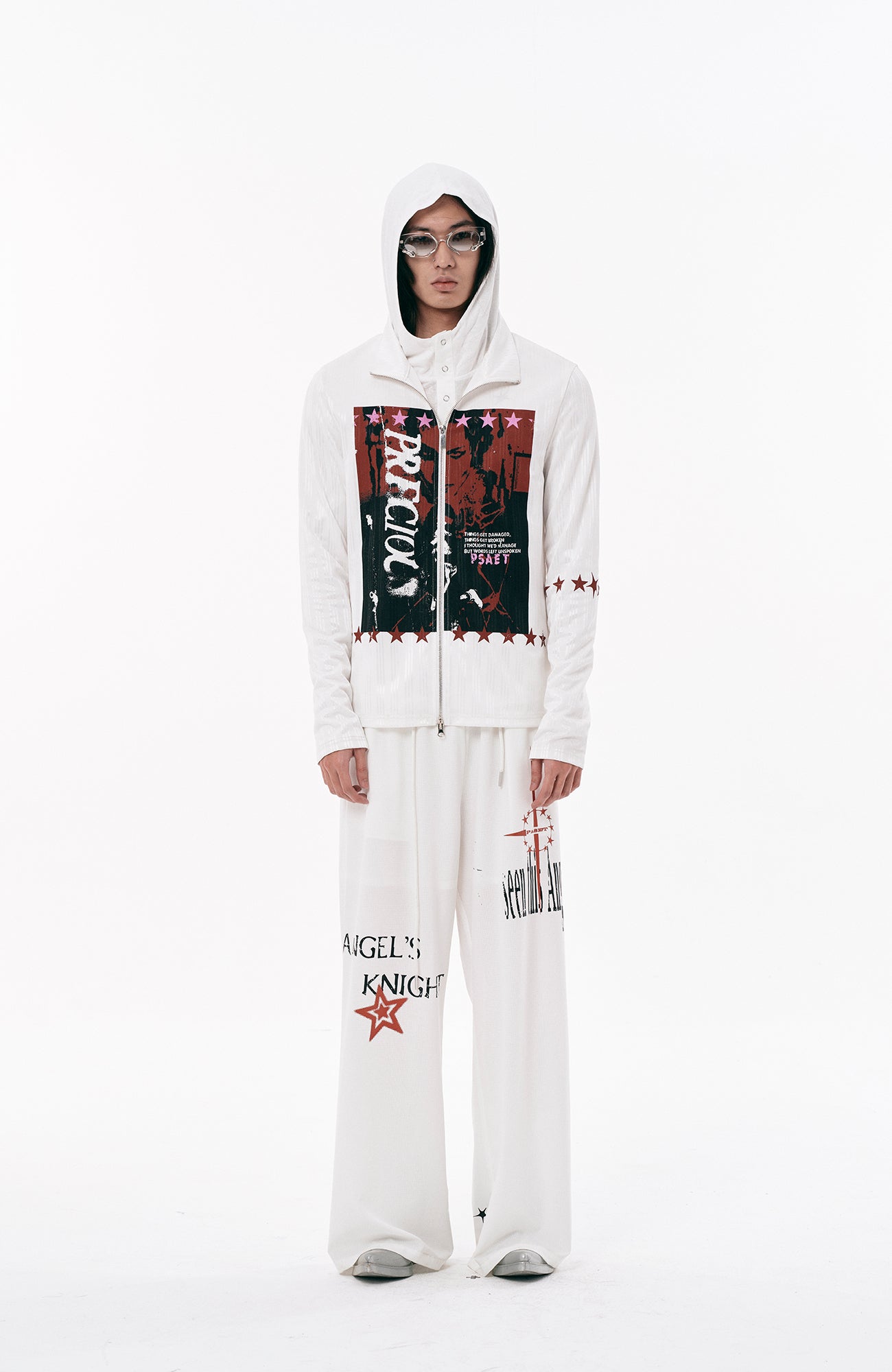 PASET Graphic Portrait Zip-Up Jacket