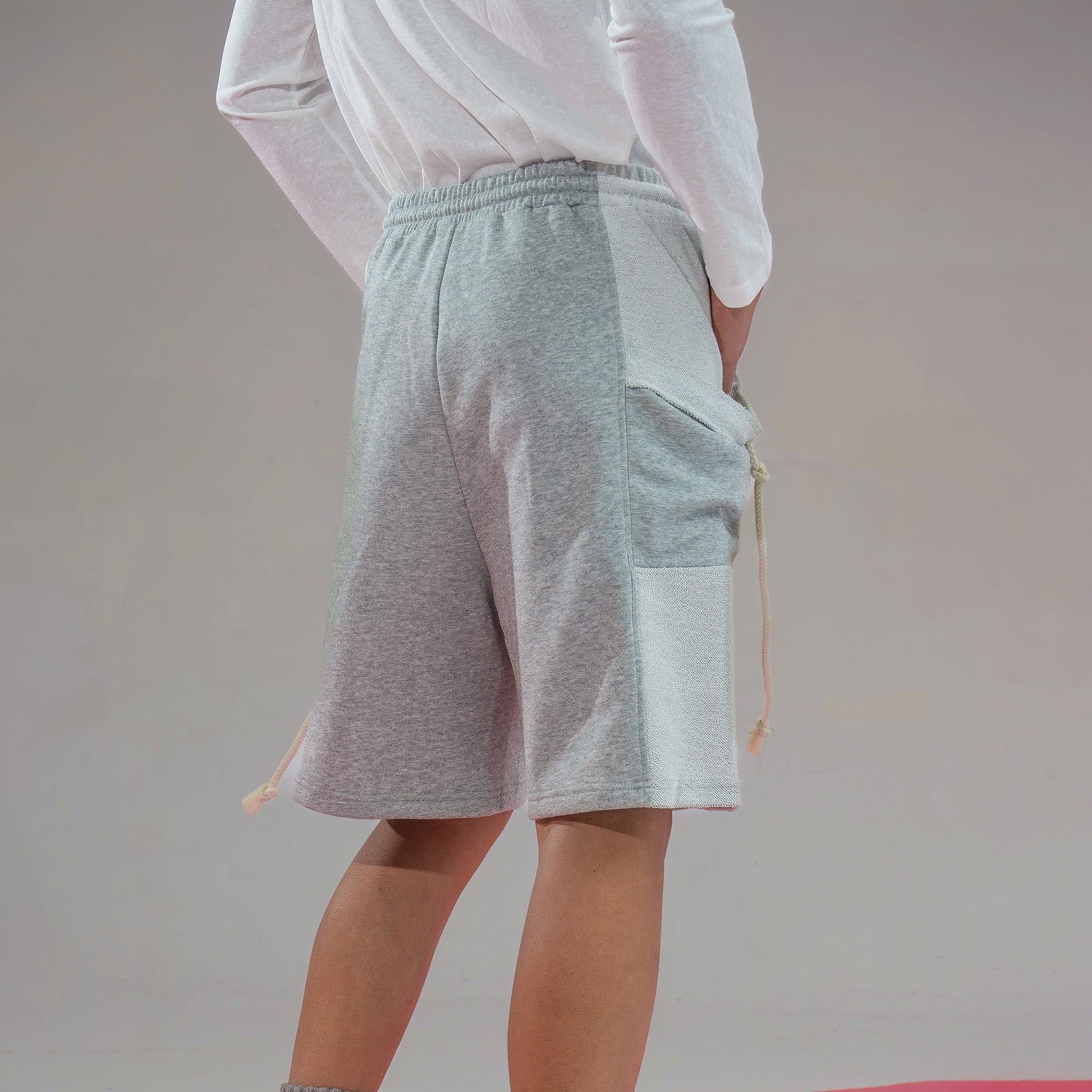 CLP Star Deconstructed Draw-String Pocket Shorts, premium urban and streetwear designers apparel on PROJECTISR.com, CLP