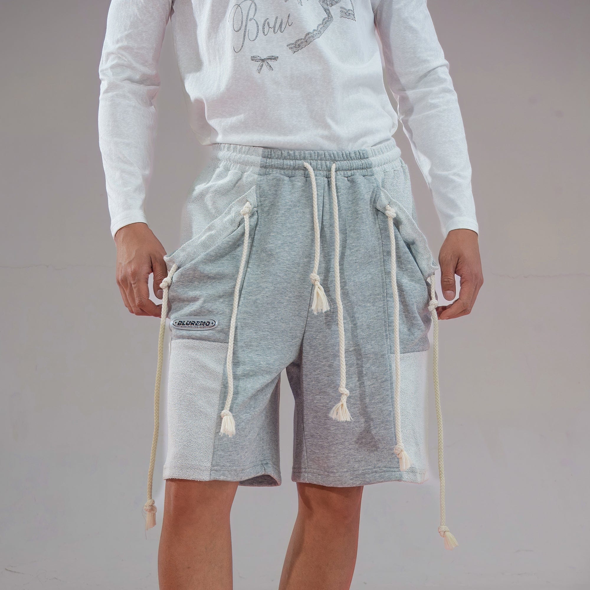 CLP Star Deconstructed Draw-String Pocket Shorts, premium urban and streetwear designers apparel on PROJECTISR.com, CLP