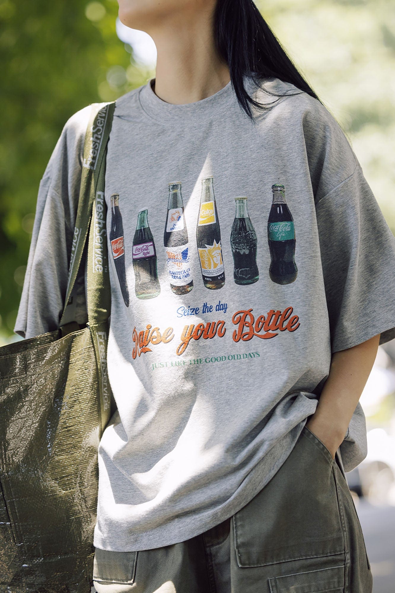 BANANA CLUB Soda Graphic Sorona Oversized T-Shirt