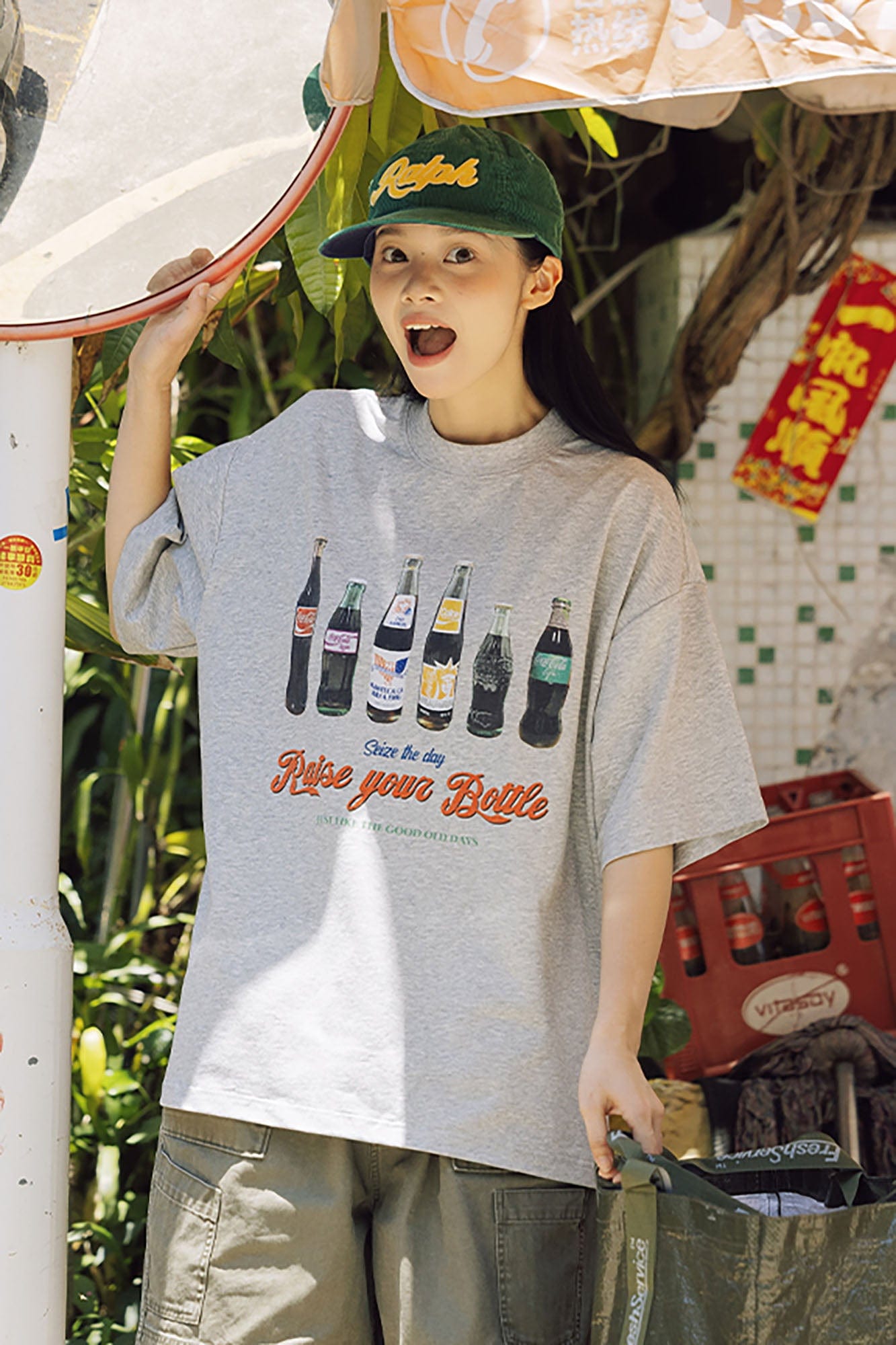 BANANA CLUB Soda Graphic Sorona Oversized T-Shirt