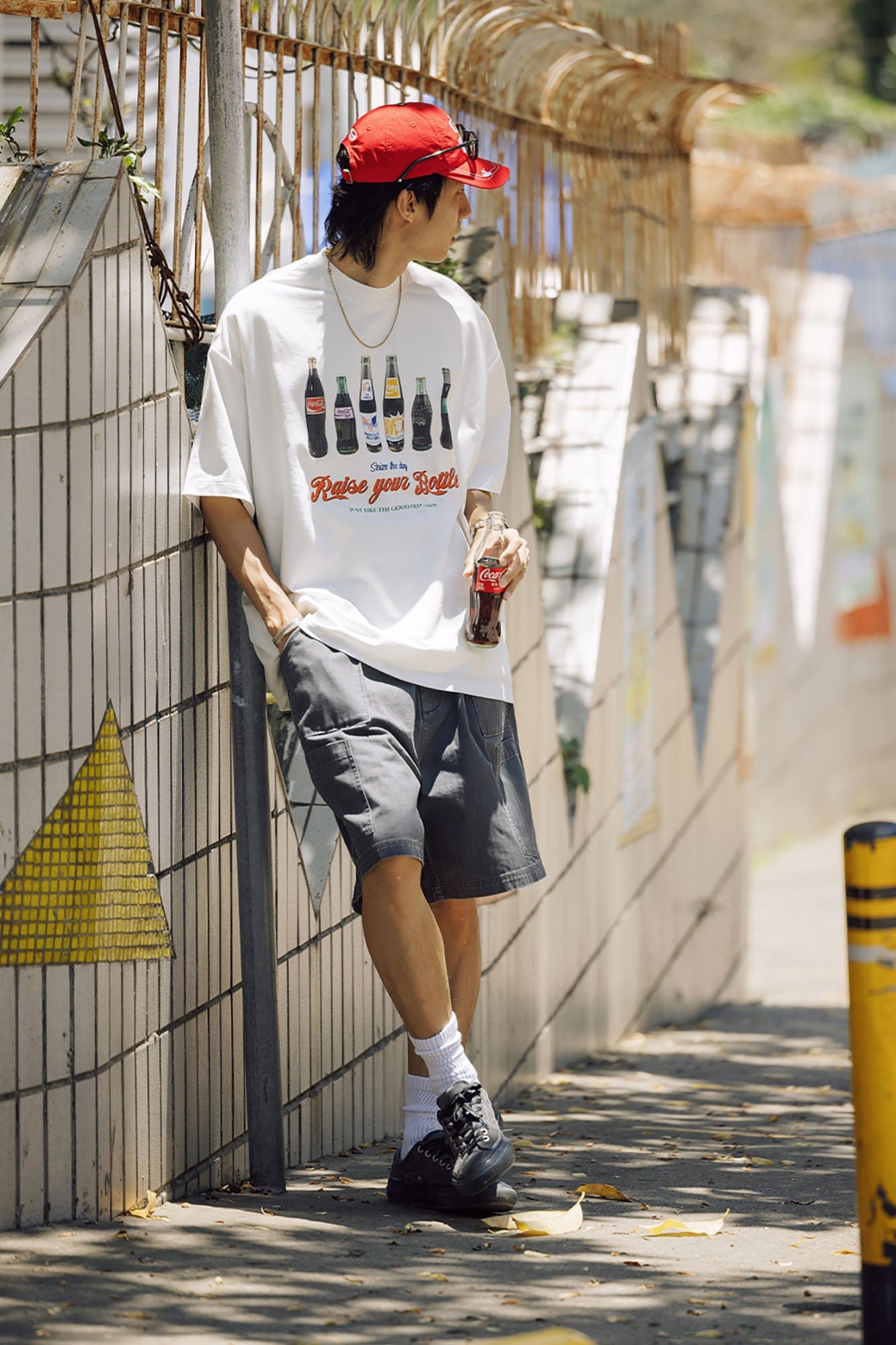 BANANA CLUB Soda Graphic Sorona Oversized T-Shirt