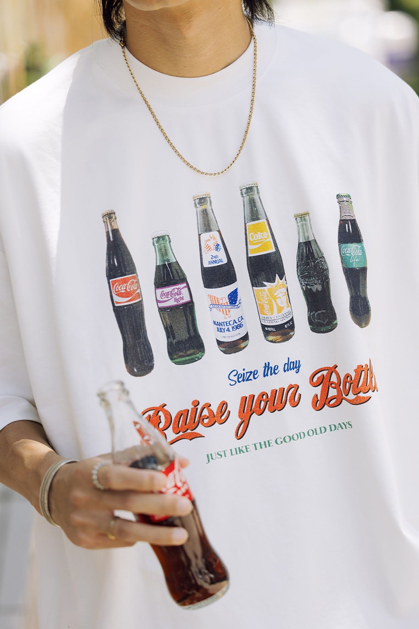 BANANA CLUB Soda Graphic Sorona Oversized T-Shirt