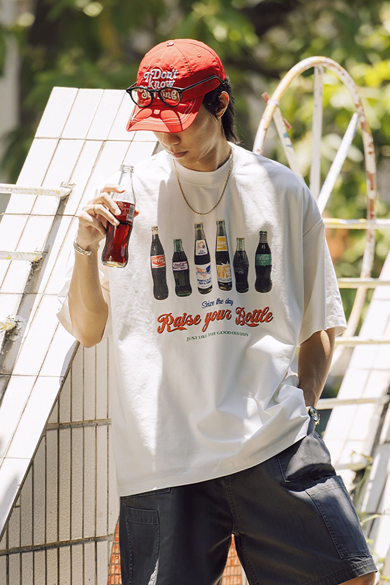 BANANA CLUB Soda Graphic Sorona Oversized T-Shirt