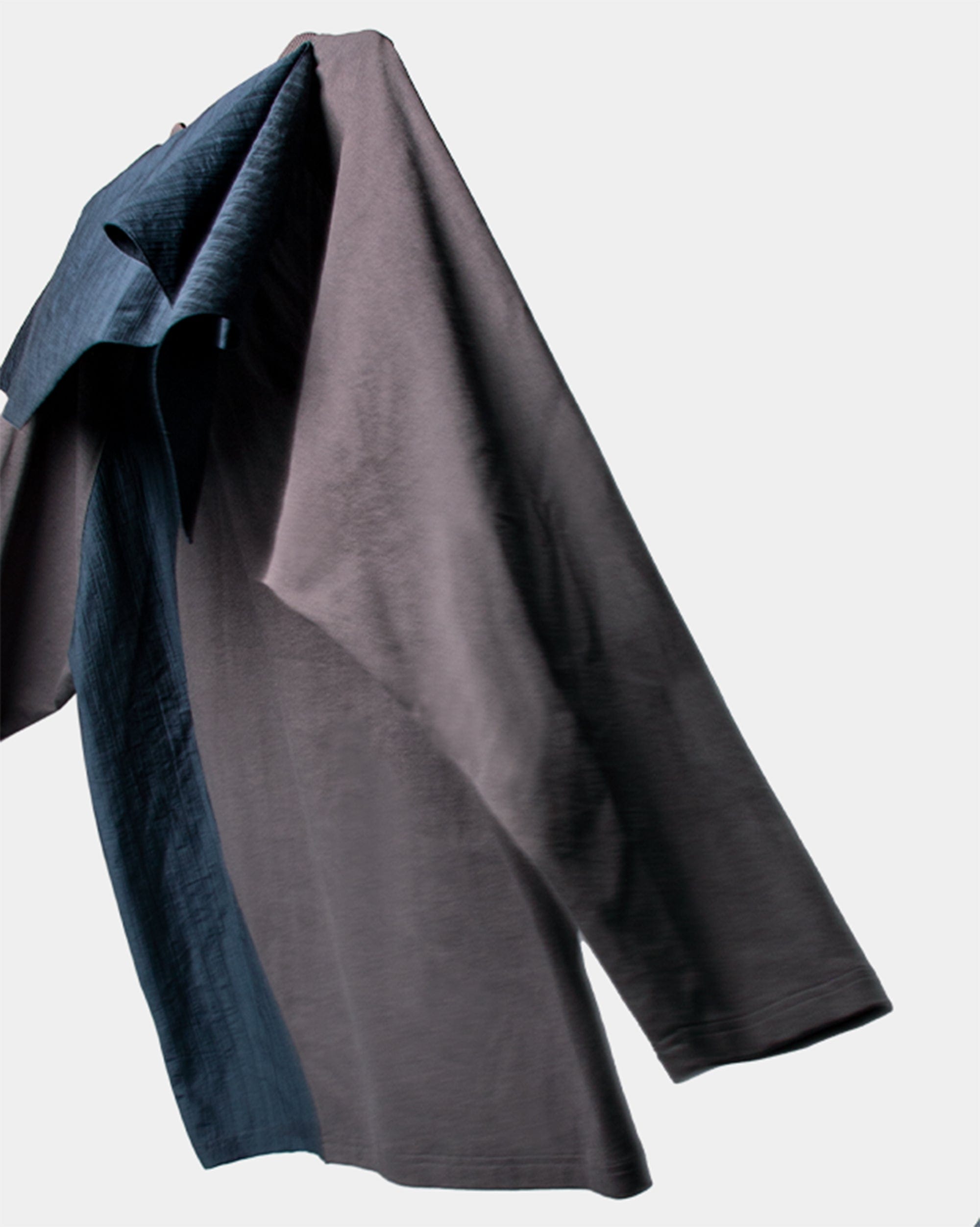 RELABEL Deconstructed Scarf Long-Sleeve Tee, premium urban and streetwear designers apparel on PROJECTISR.com, RELABEL