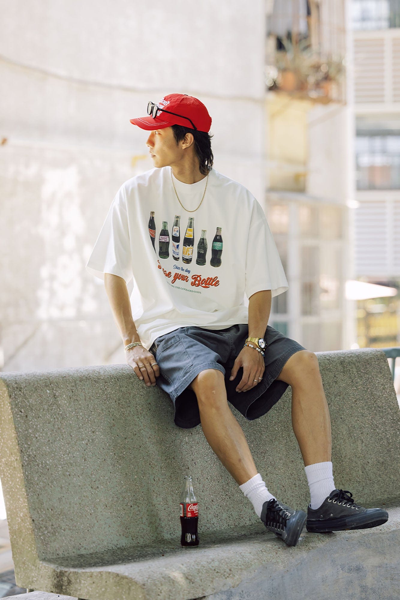 BANANA CLUB Soda Graphic Sorona Oversized T-Shirt