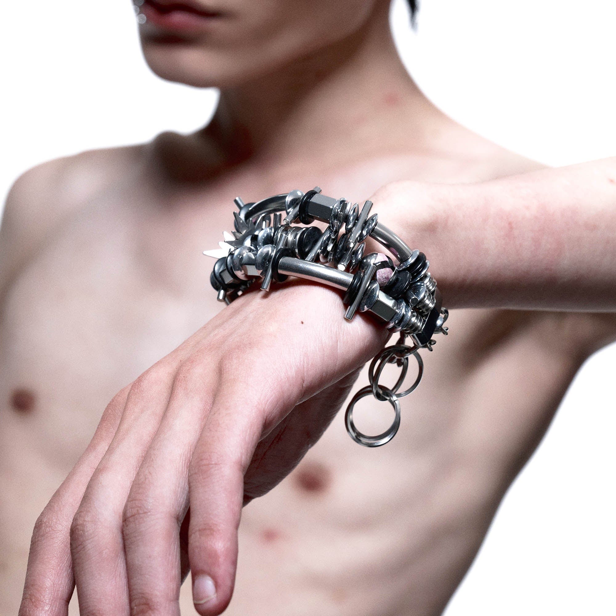 ILLUSORY Annihilation Hardware Bracelet, premium urban and streetwear designers apparel on PROJECTISR.com, ILLUSORY