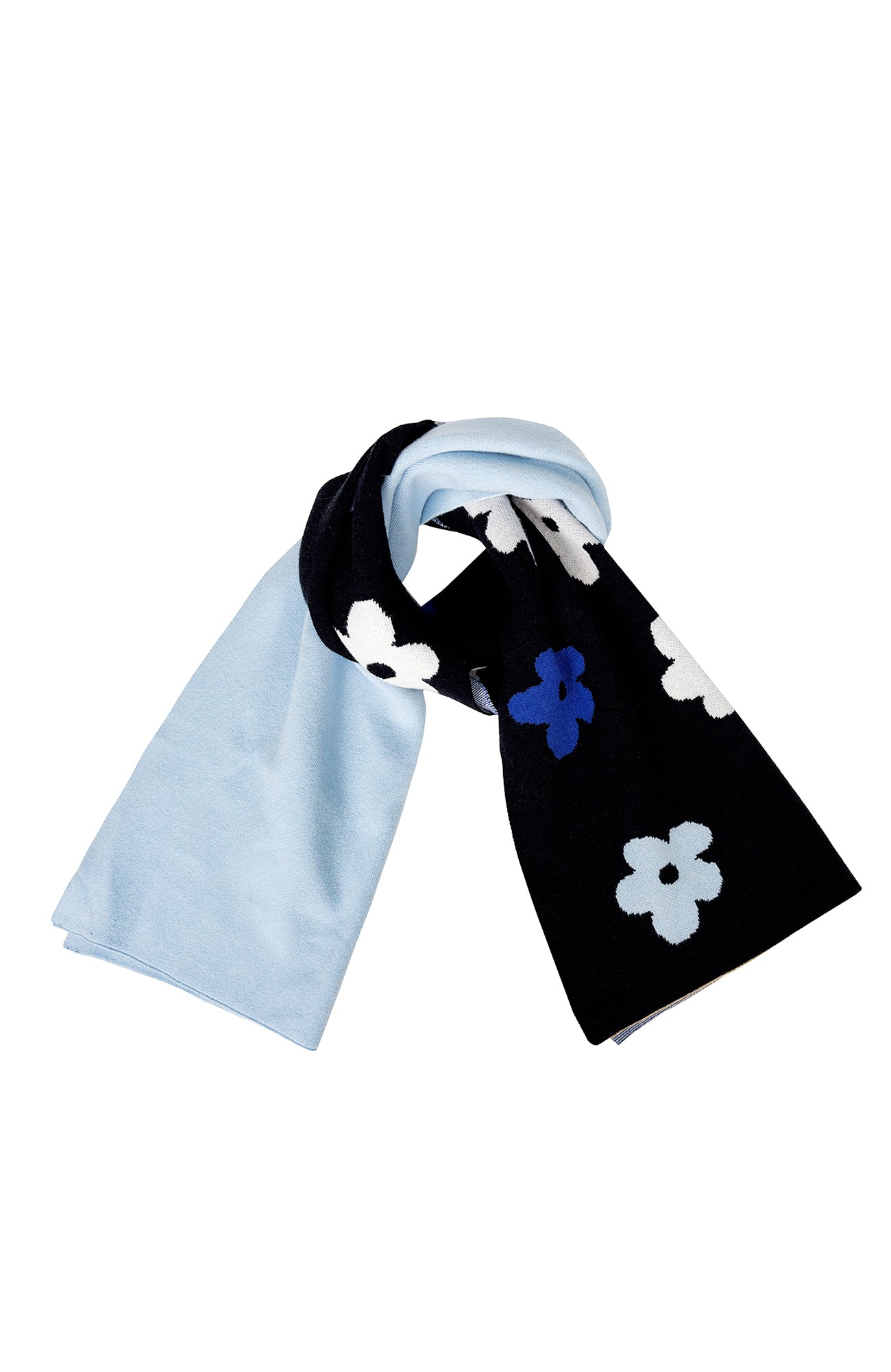 MIICHOUS Floral Jacquard Contrast Scarf, premium urban and streetwear designers apparel on PROJECTISR.com, MIICHOUS