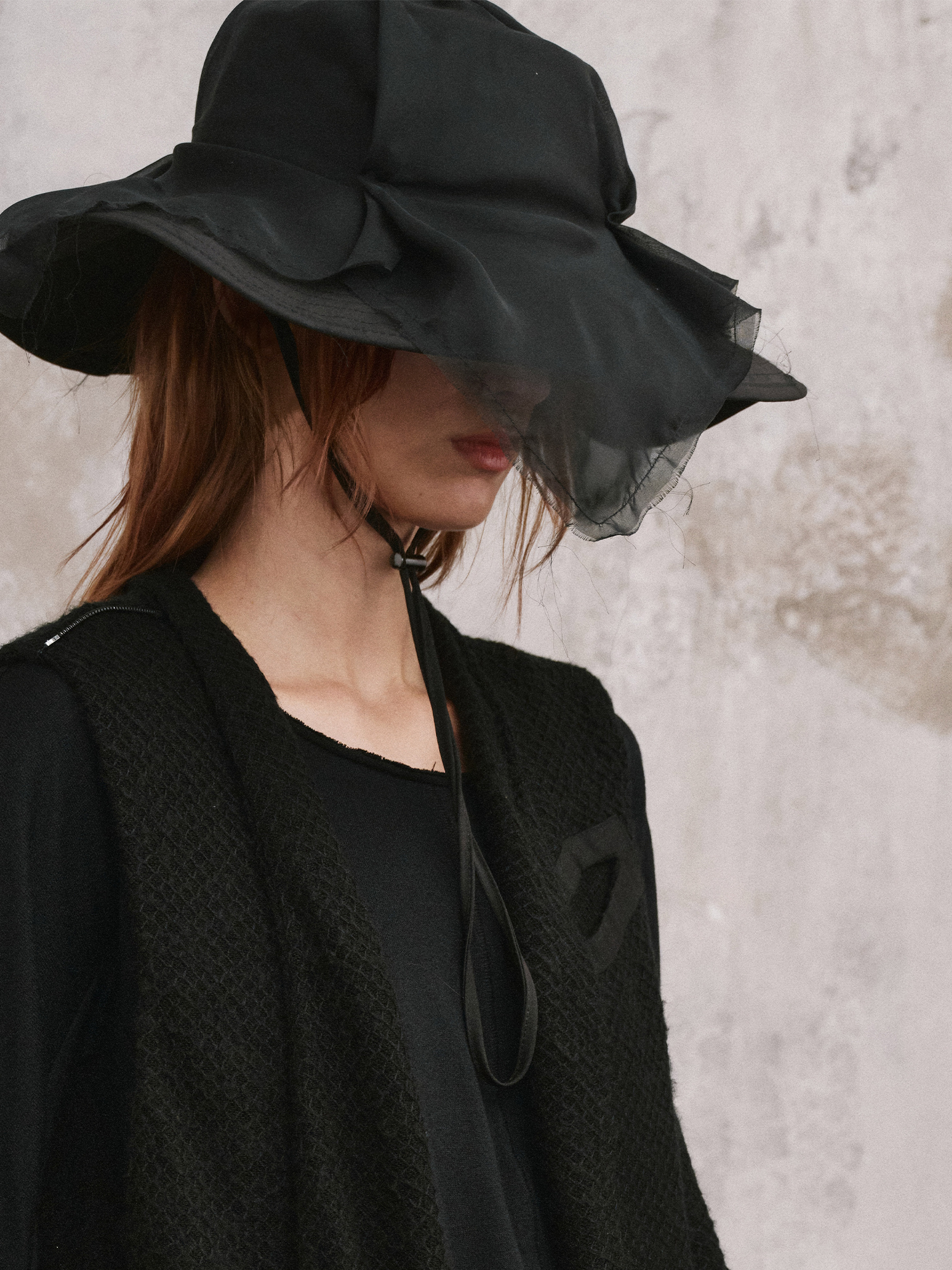 ILNya Nieternite Nifutur Mulberry Silk Veiled Sun Hat
