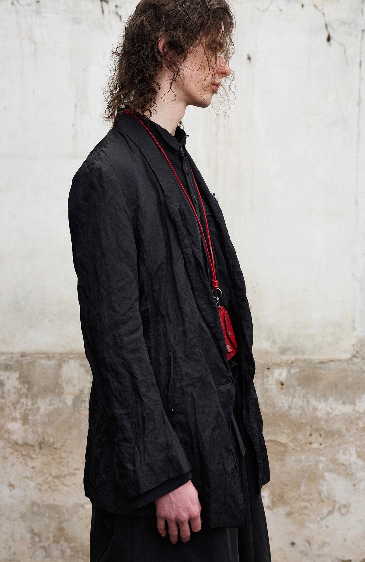 ILNya Nieternite Nifutur Asymmetrical Lapel Shirt-Style Coat