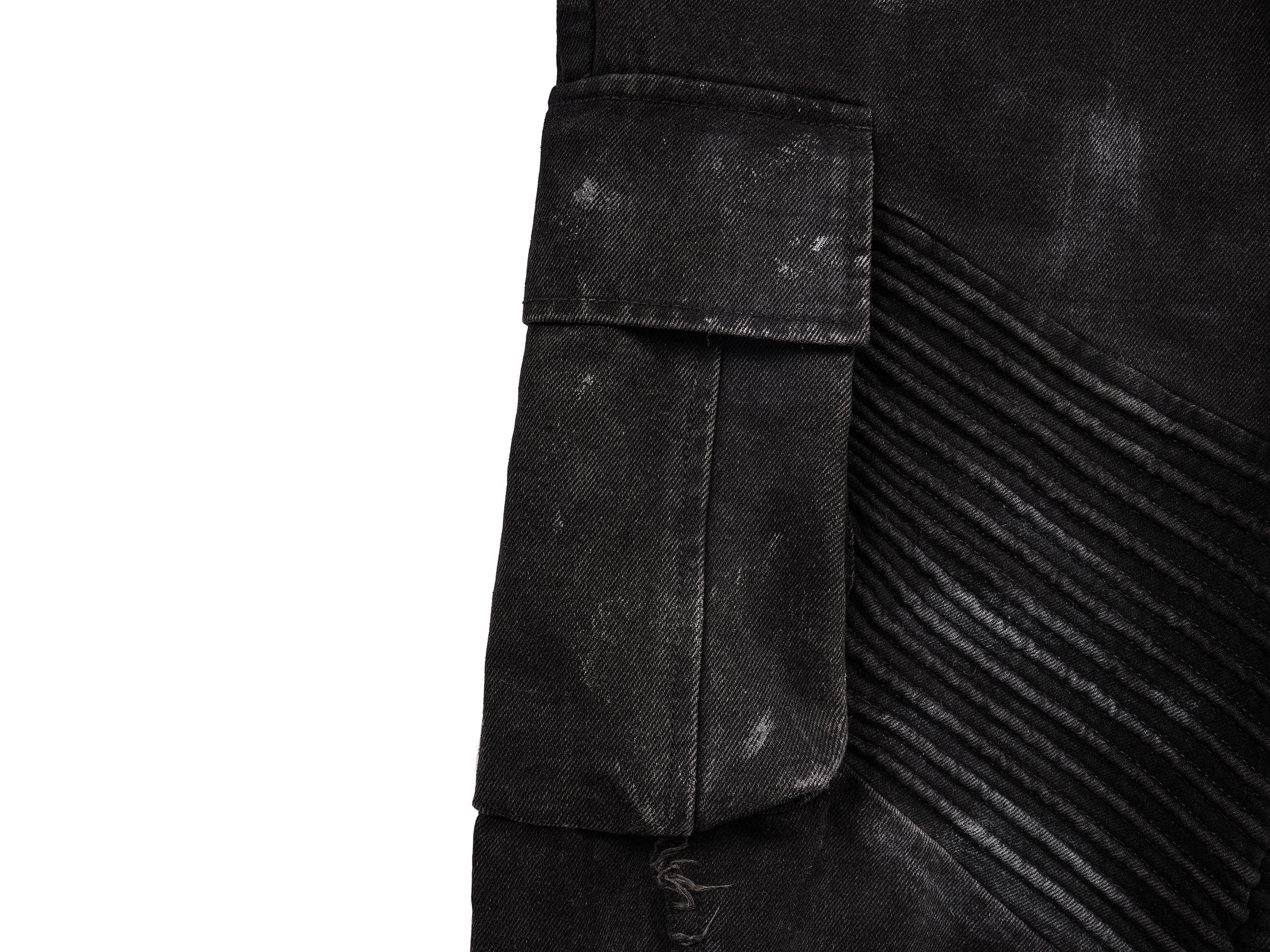 UNDERWATER Deconstructed Distressed Wanderer Multi-Pocket Jeans, premium urban and streetwear designers apparel on PROJECTISR.com, UNDERWATER