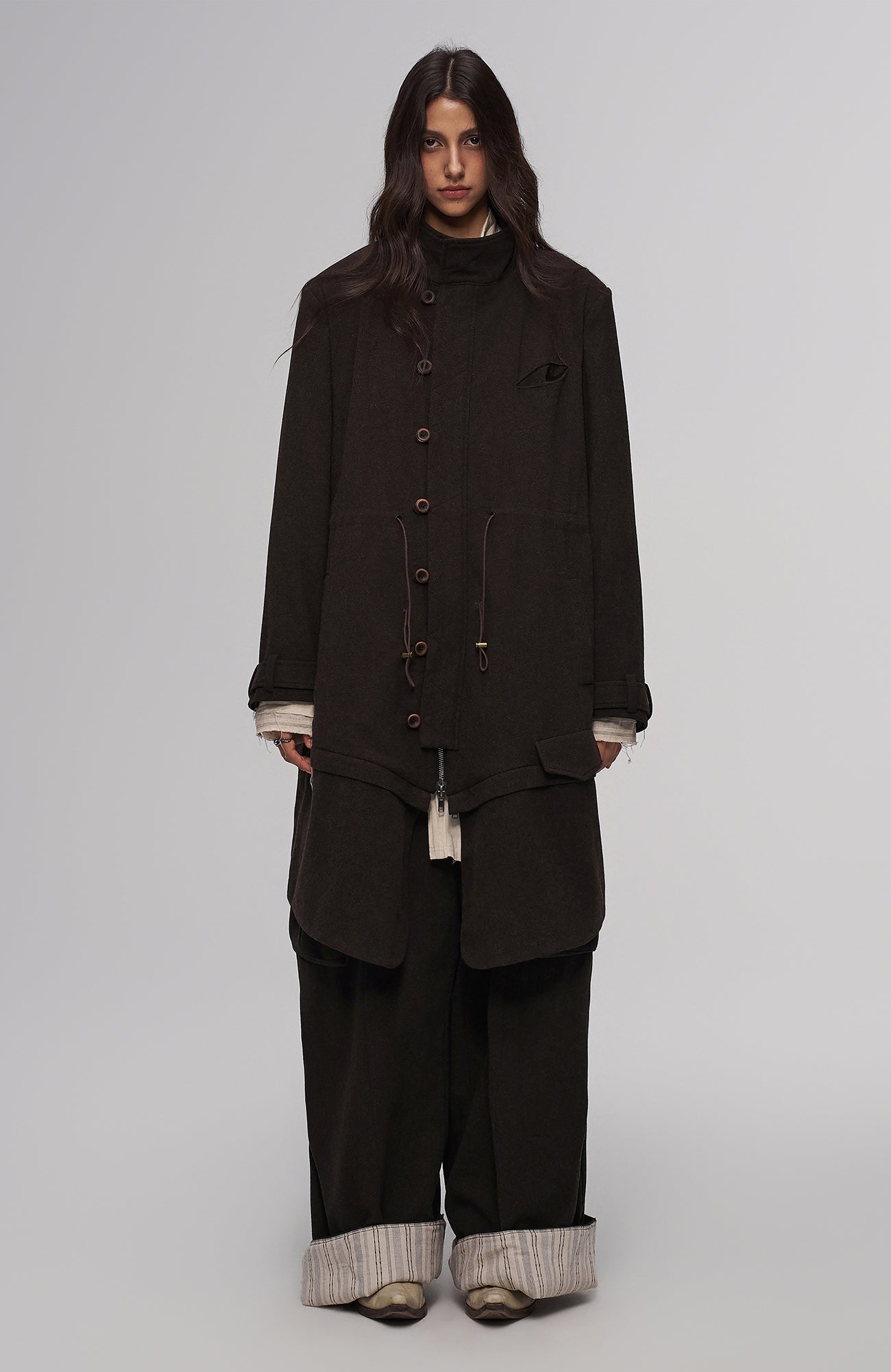 ILNya Nieternite Nifutur Detachable Down-Lined Wool-Blend Modular Parka