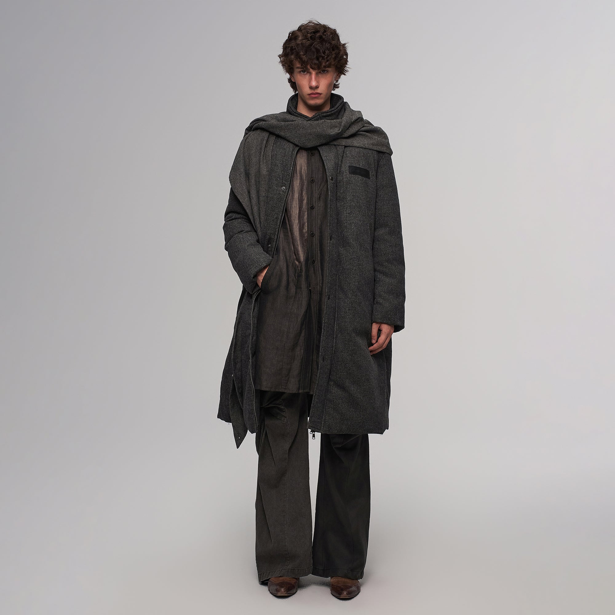 ILNya Nieternite Nifutur Wrapped Scarf 3M Overcoat