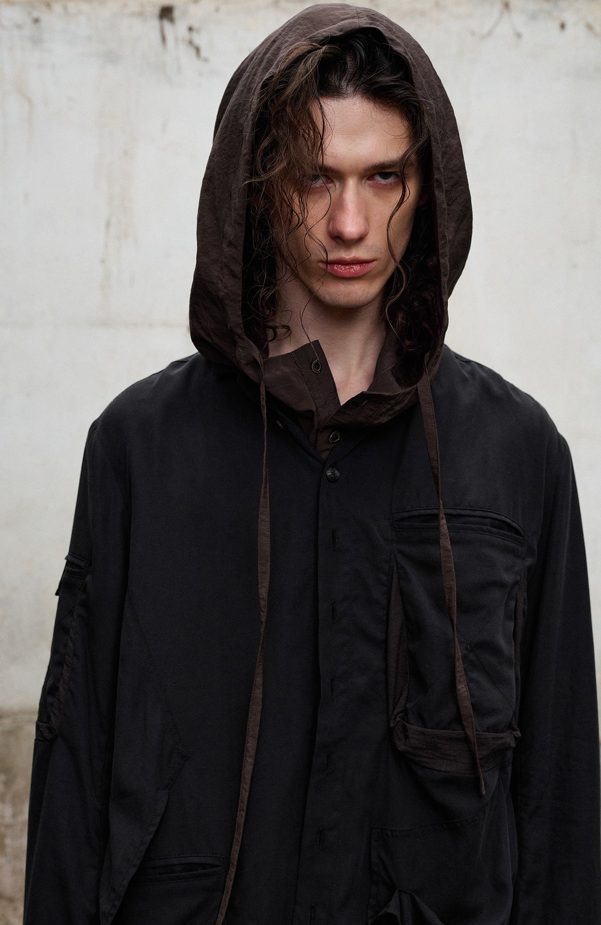 ILNya Nieternite Nifutur Asymmetrical Lapel Shirt-Style Coat