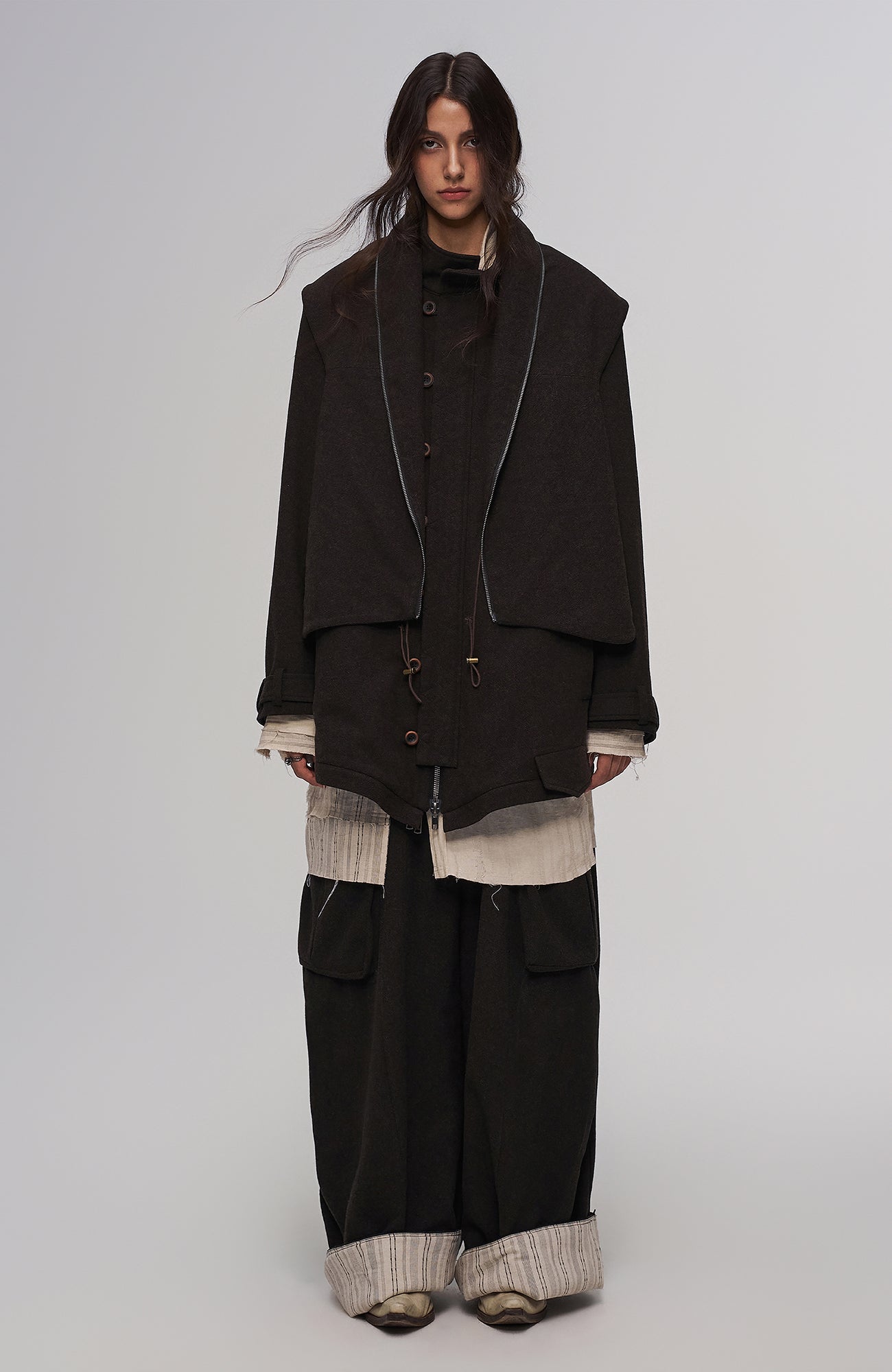 ILNya Nieternite Nifutur Detachable Down-Lined Wool-Blend Modular Parka