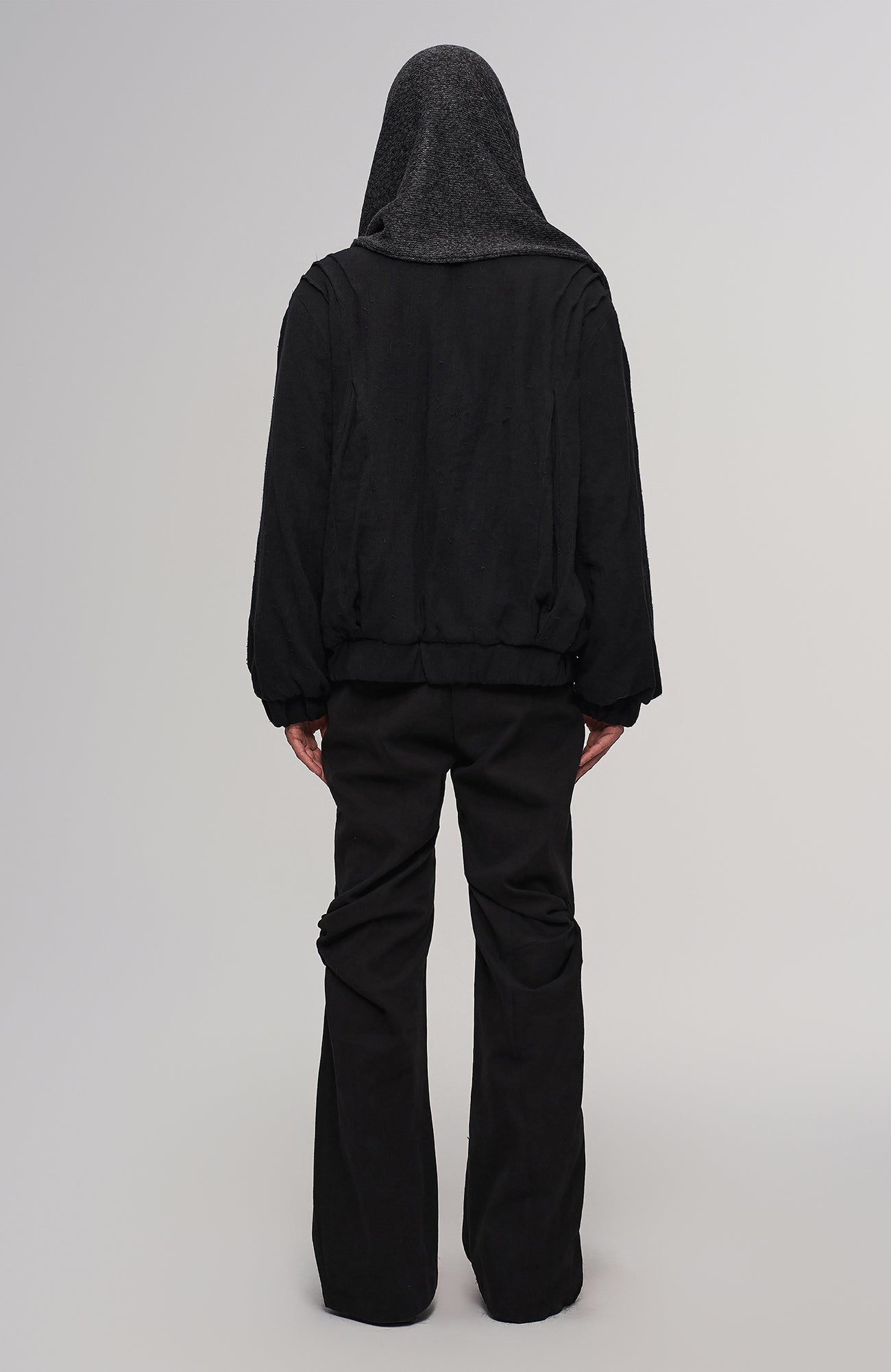 ILNya Nieternite Nifutur Twist-Knee Flared Trousers, premium urban and streetwear designers apparel on PROJECTISR.com, ILNya Nieternite Nifutur